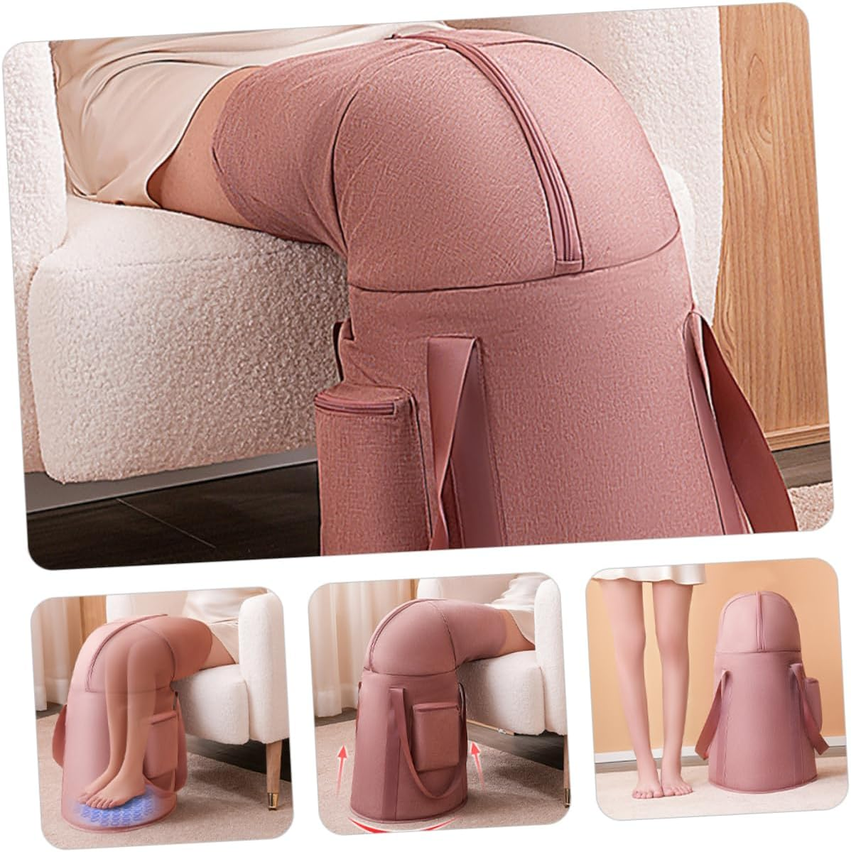 Beatifufu Portable Foot Bath Soaking Bucket Insulated Foldable Spa Tub for Home Travel image number 1