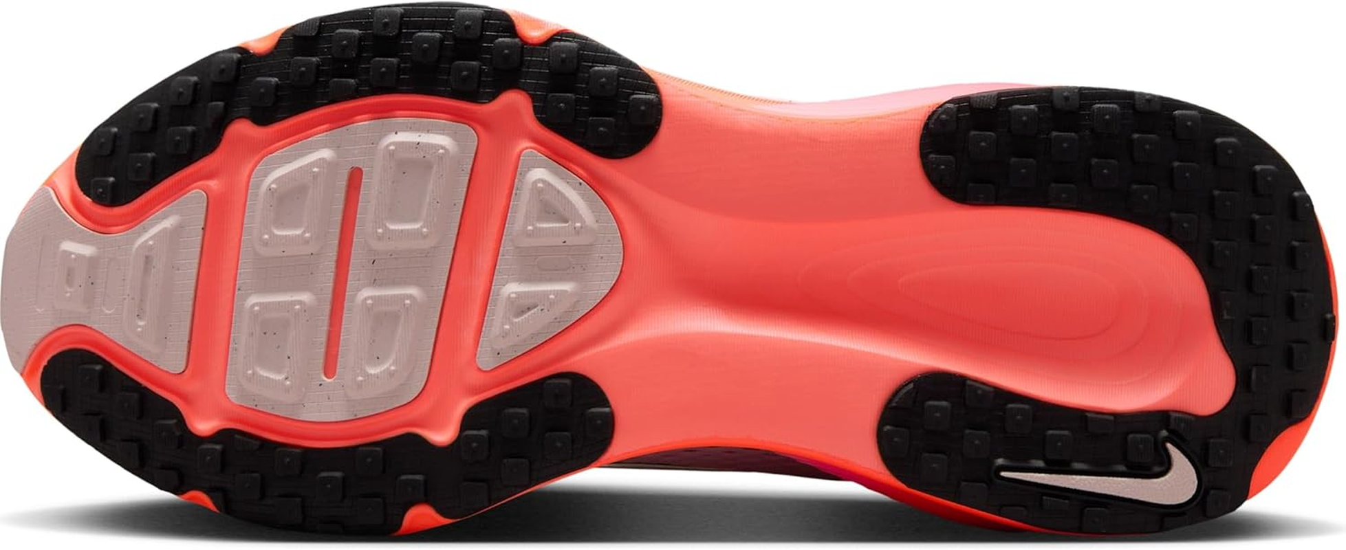 Nike Vomero 18 Women'S Road Running Shoes (HM6804-600, Atmosphere/Bright Crimson/Crimson Bliss/Black) image number 5