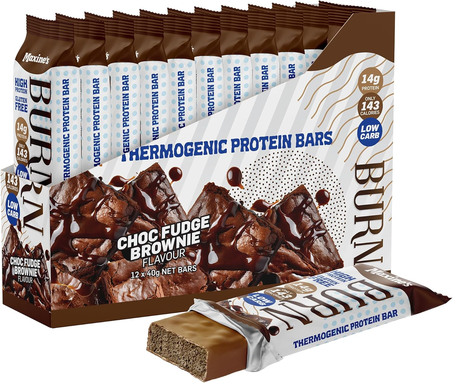 Maxine'S Choc Crunch Obsession Burn Bar 12 X 40G