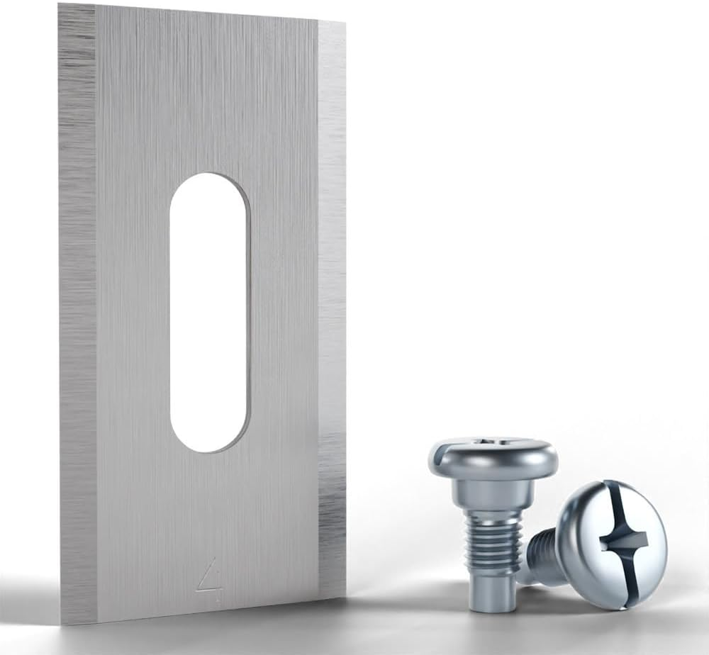 Pack of 30 Robotic Lawnmower Replacement Blades, Slotted Hole Blades Compatible with Husqvarna/Automower/Gardena, Replacement Blades for Robot Lawnmower, Universal Robot Lawn Mower Blades, Robot - Golden image number 2