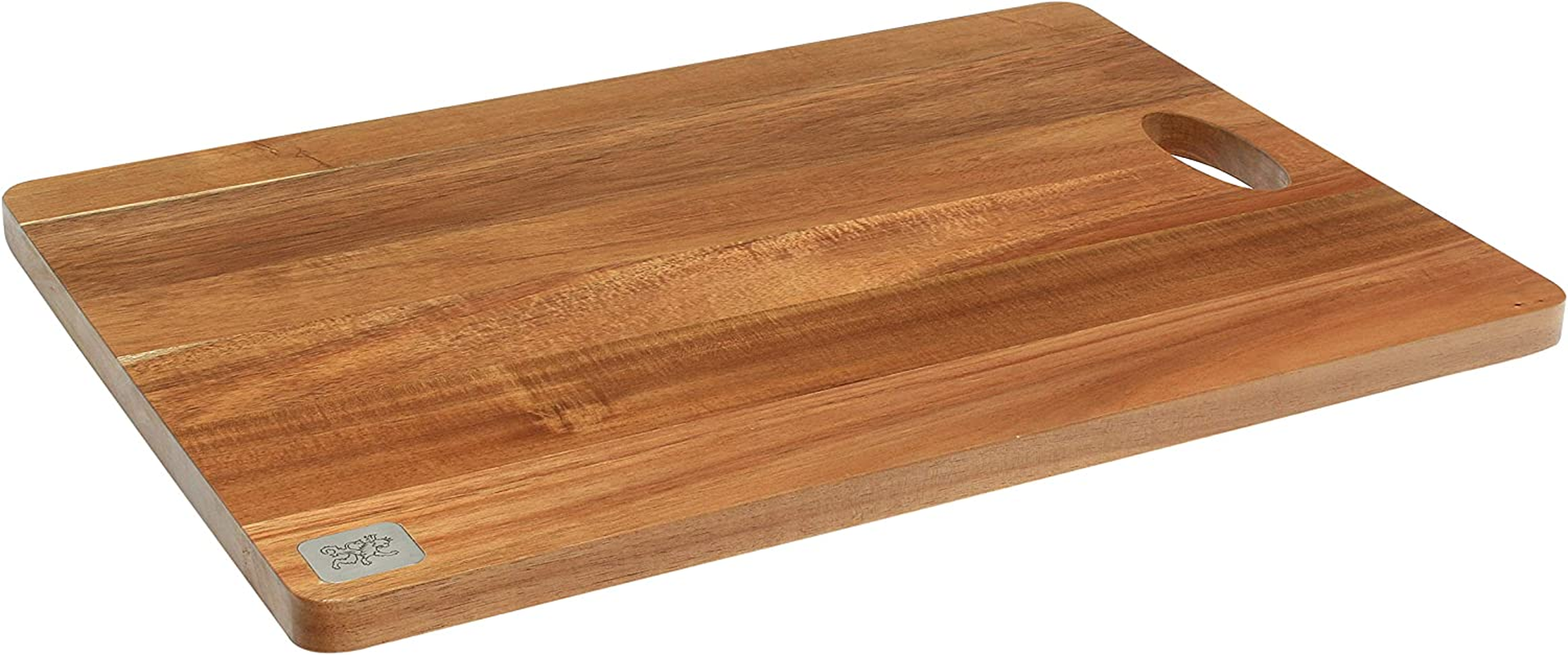 Stanley Rogers 49026 Acacia Chopping Board Large, Multi-Purpose Cutting Board, Highly Durable Serving Plate, Wooden Serving Board, Platter for Snacks and Cheese (Colour: Brown), 46.5 X 33 X 1.8 Cm image number 1