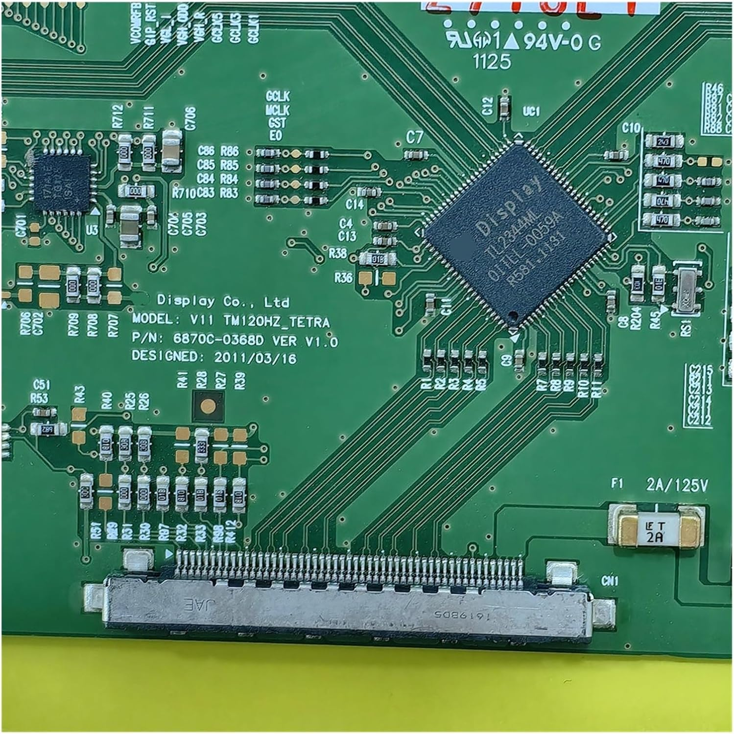 6870C-0368D 6871L-2718E T-CON TV Logic Board V11 Tm120Hz_Tetra，Compatible for Sony KDL-42HX650 KDL-42EX410 LG 42LV355A-ZH image number 5