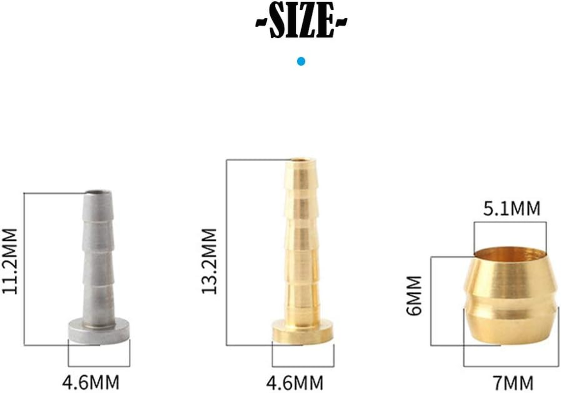 10PCS Bicycle Brake Olive and Brass Connecting Insert Kit for Shimano BH59 BH90 Bike Hydraulic Disc Brake Hose image number 5