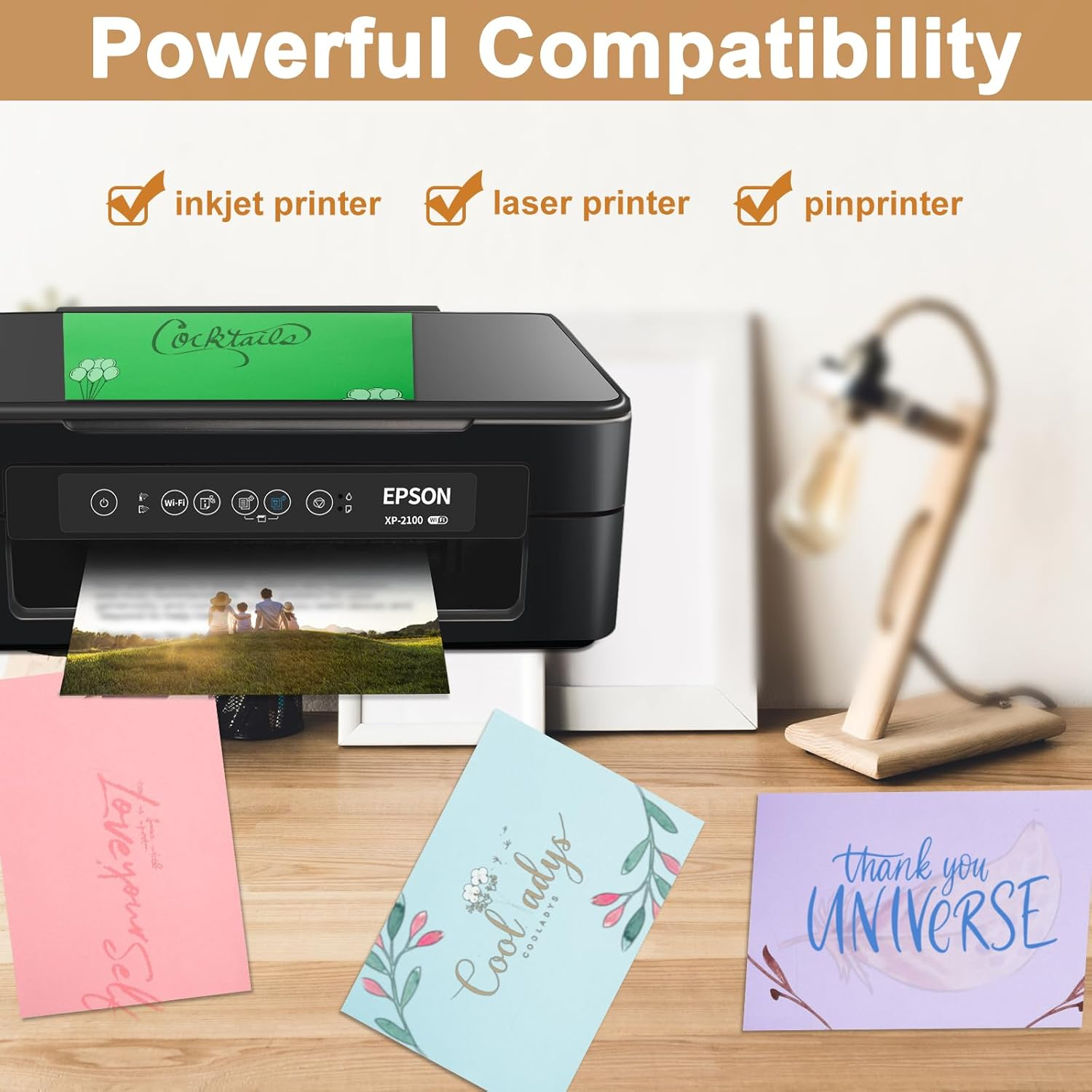 100 Sheets 20 Assorted Colors Cardstock Scrapbooking Paper, 92Lb Heavyweight Card Stock A4 Colored Paper for Birthday Decorations, Cards Making, Greeting Cards, Wedding Invitations image number 6