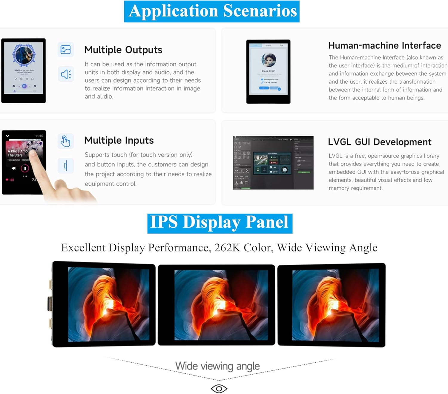 ESP32-S3 2.8Inch Display Development Board, 240&times;320, IPS Screen, 32-Bit LX7 Dual-Core Processor, up to 240Mhz Frequency, Supports W-I-F-I & BLE, with Onboard Antenna, ESP32 with Display (No Touch) image number 1