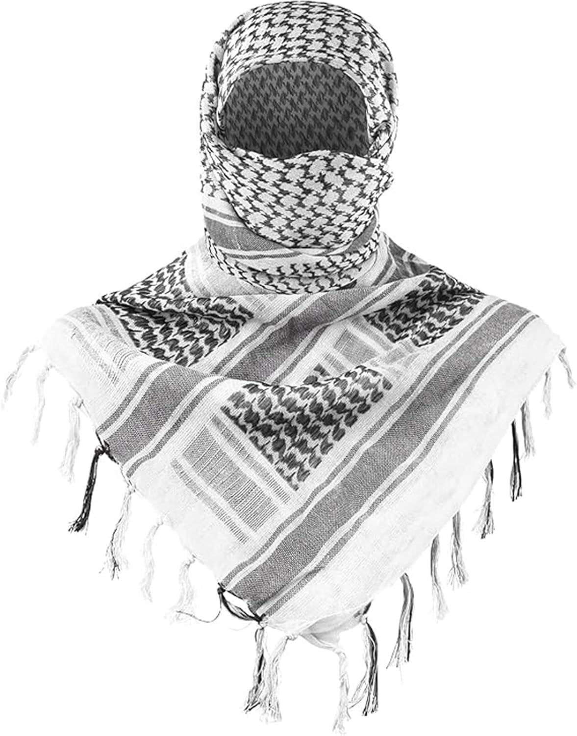 Australian Outback Tactical Scarf - Breathable Cotton Shemagh Wrap for Surfers & Hikers | UV Protection Sun Shield for Bushwalking/Beach image number 1