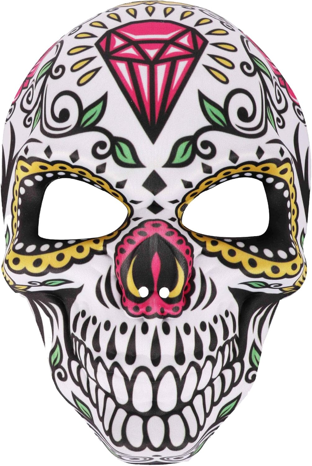 Halloween Masks Mexican Sugar Skull Masks Day of the Dead Mask Full Face Masquerade Costume Mask Party Supplies for Carnival Bar Cosplay Mexican Party