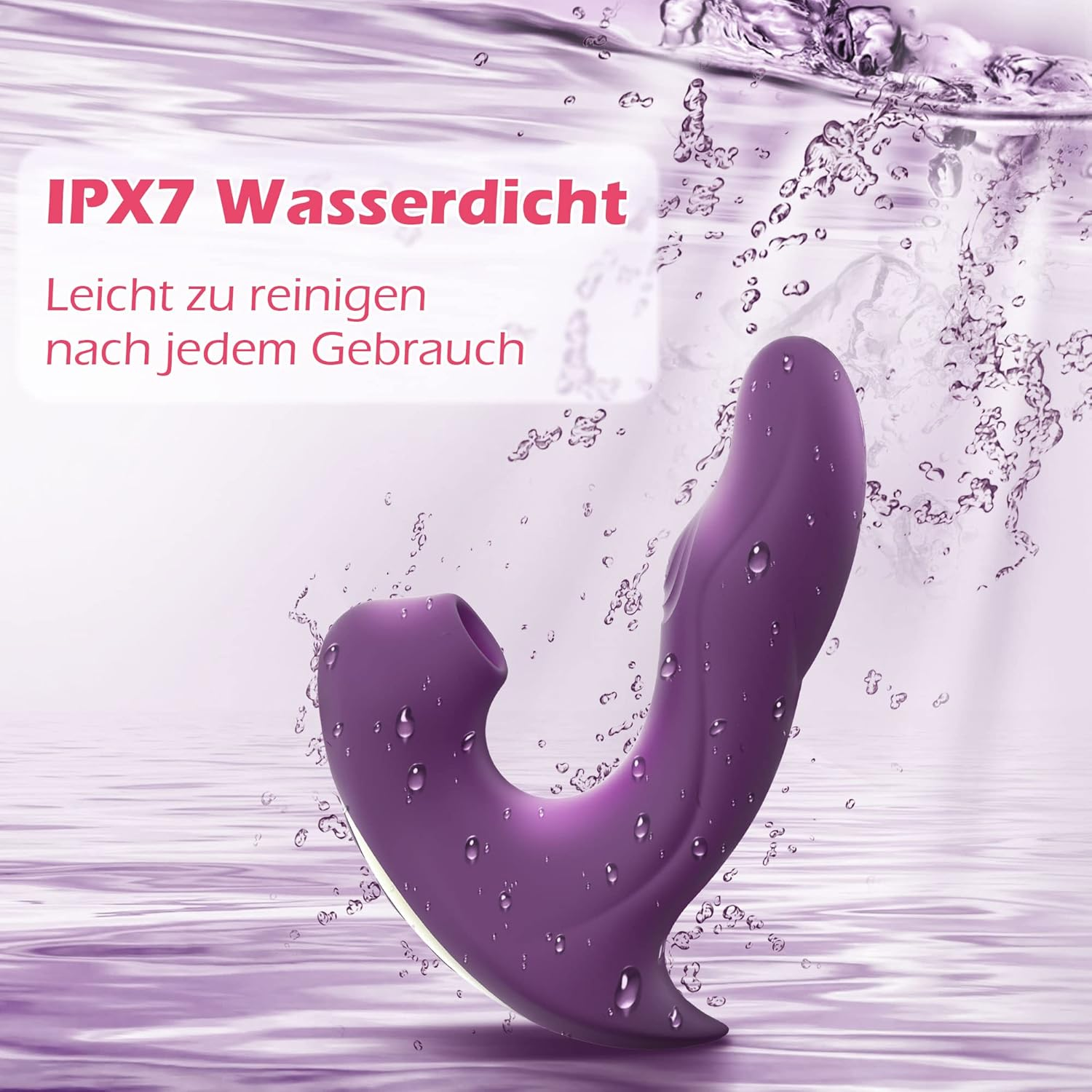 Kelesta Clitoris G-Spot Vibrator for Her, Sex Toy for Women, Quiet and Strong Clitoris, Vibrators Women Quiet with 10 Vibration Modes and 5 Pulsation Modes, 3-1 Sex Toy Sex Toy image number 6