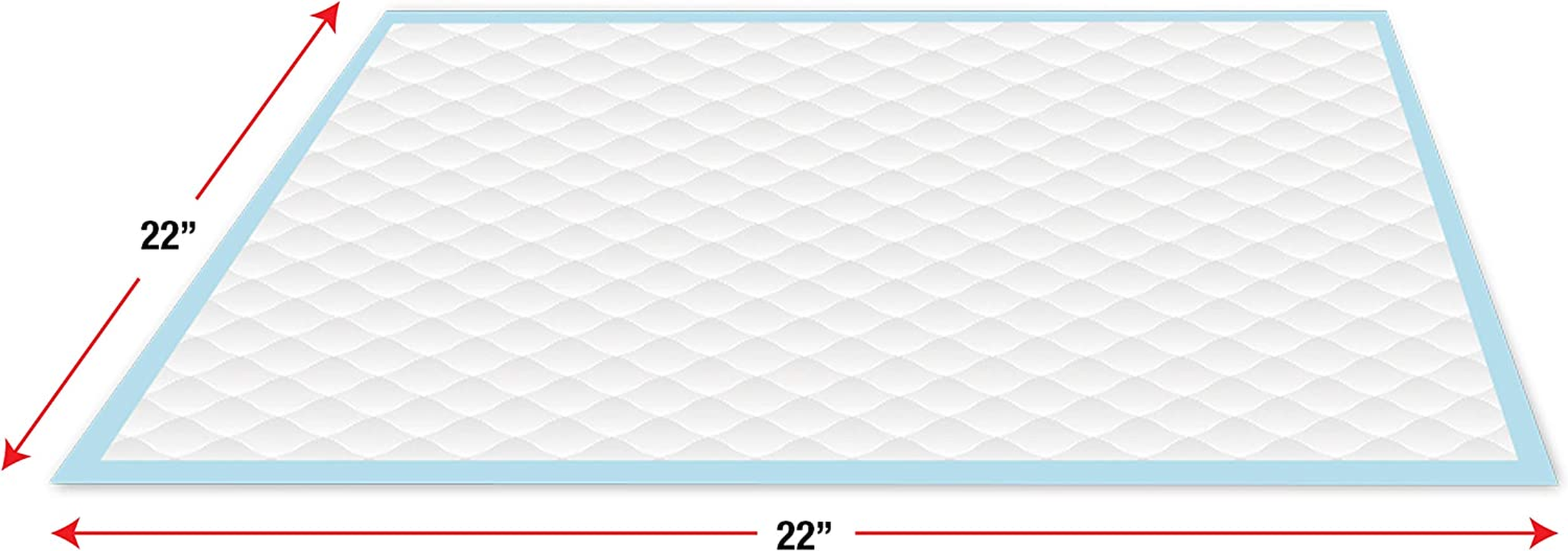 Four Paws Pet Select Pee Pee Pads for Dogs and Puppies 100 Count Standard: 22" X 22" image number 2