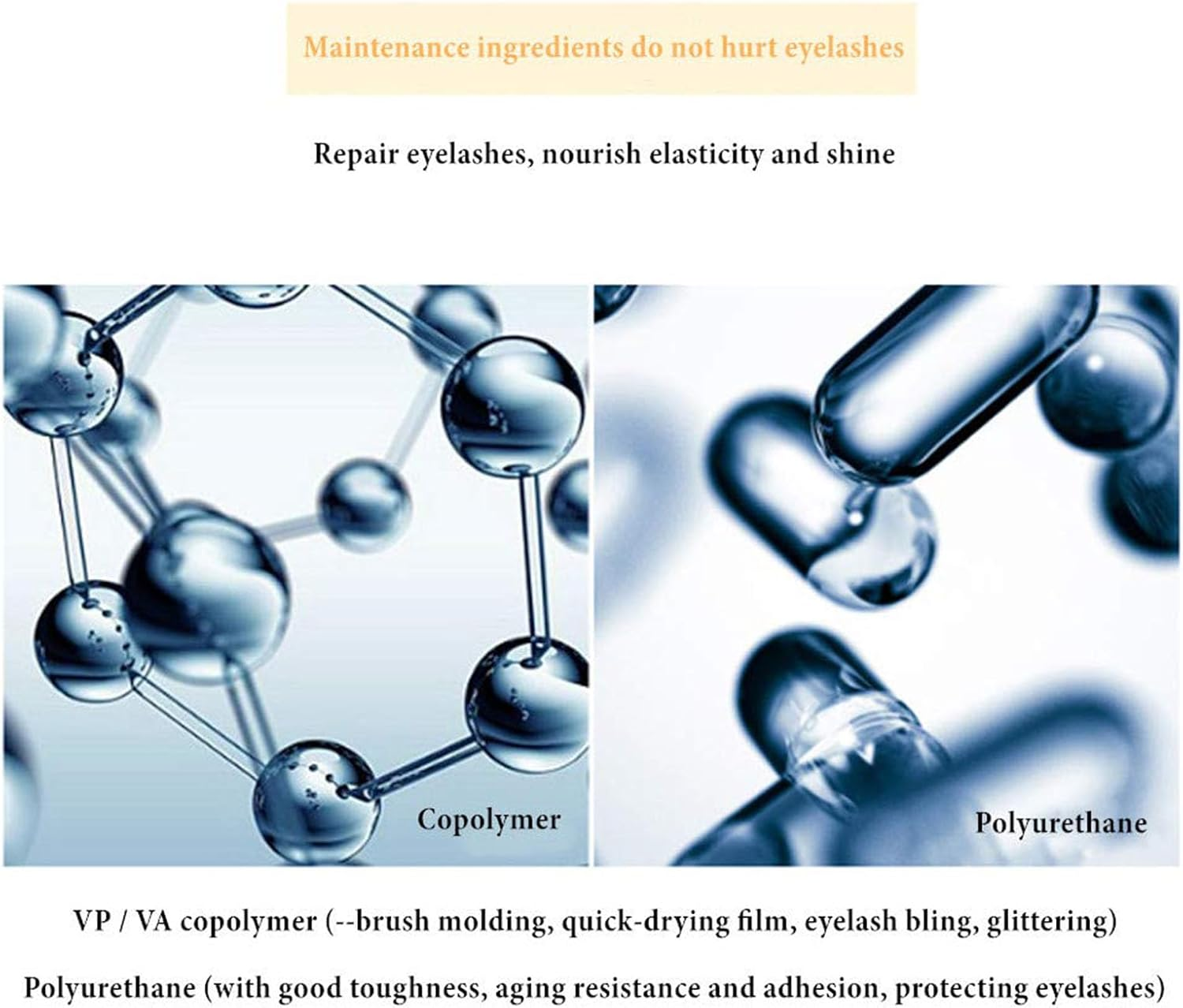 Diamond Glitter Lashes Mascara Waterproof Shimmer Coloured Mascaracharming Longlasting Mascara Perfect for Stage Party Wedding Music Festival Very Sparkling Eyes Makeup image number 2