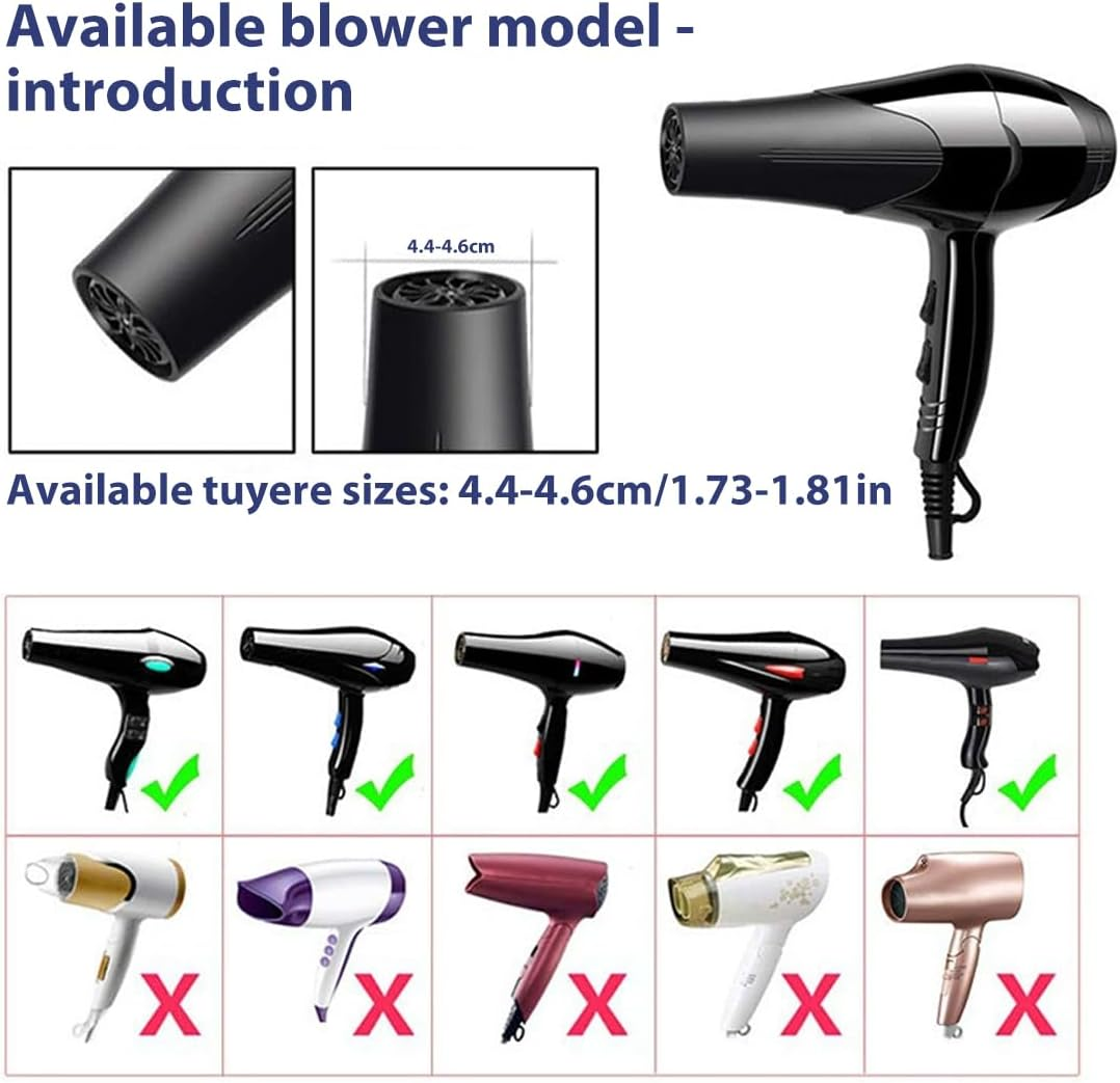 IKOPFLN Universal Hair Dryer Diffuser, Curly Hair Diffuser, Adjustable Curl Hair Diffuser for Curly or Wavy Hair Styling image number 1