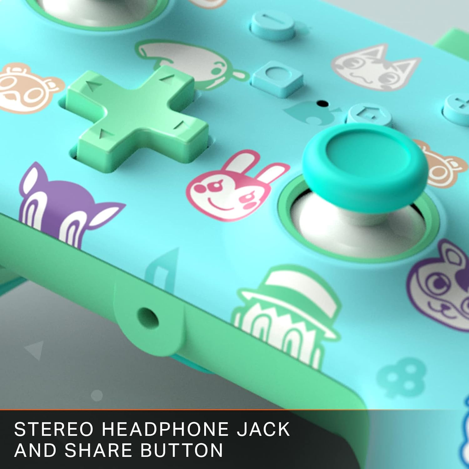 Powera Enhanced Wired Controller for Nintendo Switch - Animal Crossing image number 1