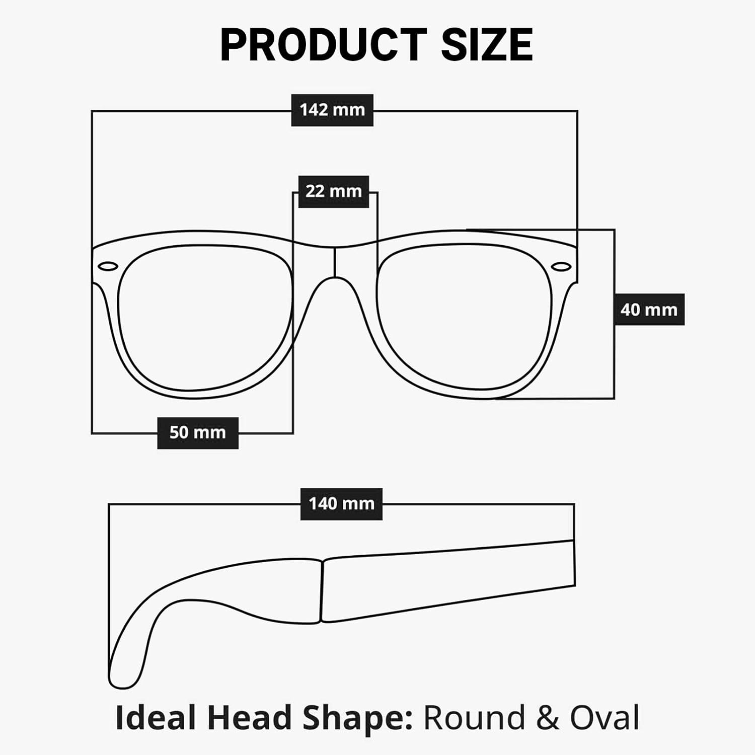 Foldable Sunglasses Polarized UV Protection - Ultra Lightweight Folding Sunglasses with Case, Trendy Unisex Mini Design for Travel, Driving & Outdoor (Black, Includes Case) image number 3