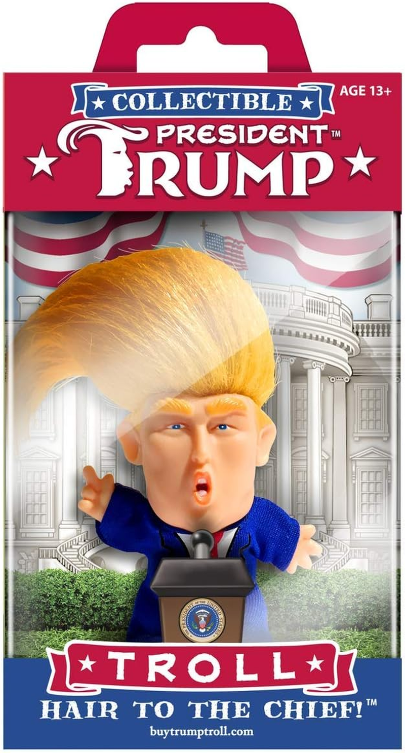 Collectible President Donald Trump Troll Doll - Hair to the Chief image number 2