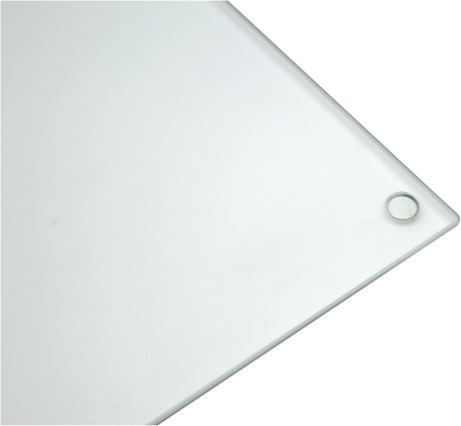 Harbour Housewares Rectangle Glass Chopping Board - 30Cm X 20Cm - Clear - 1X Tempered Heat-Resistant Home Kitchen Worktop Saver Hob Cooker Stove Top Surface Protector Cover Cutting Boards