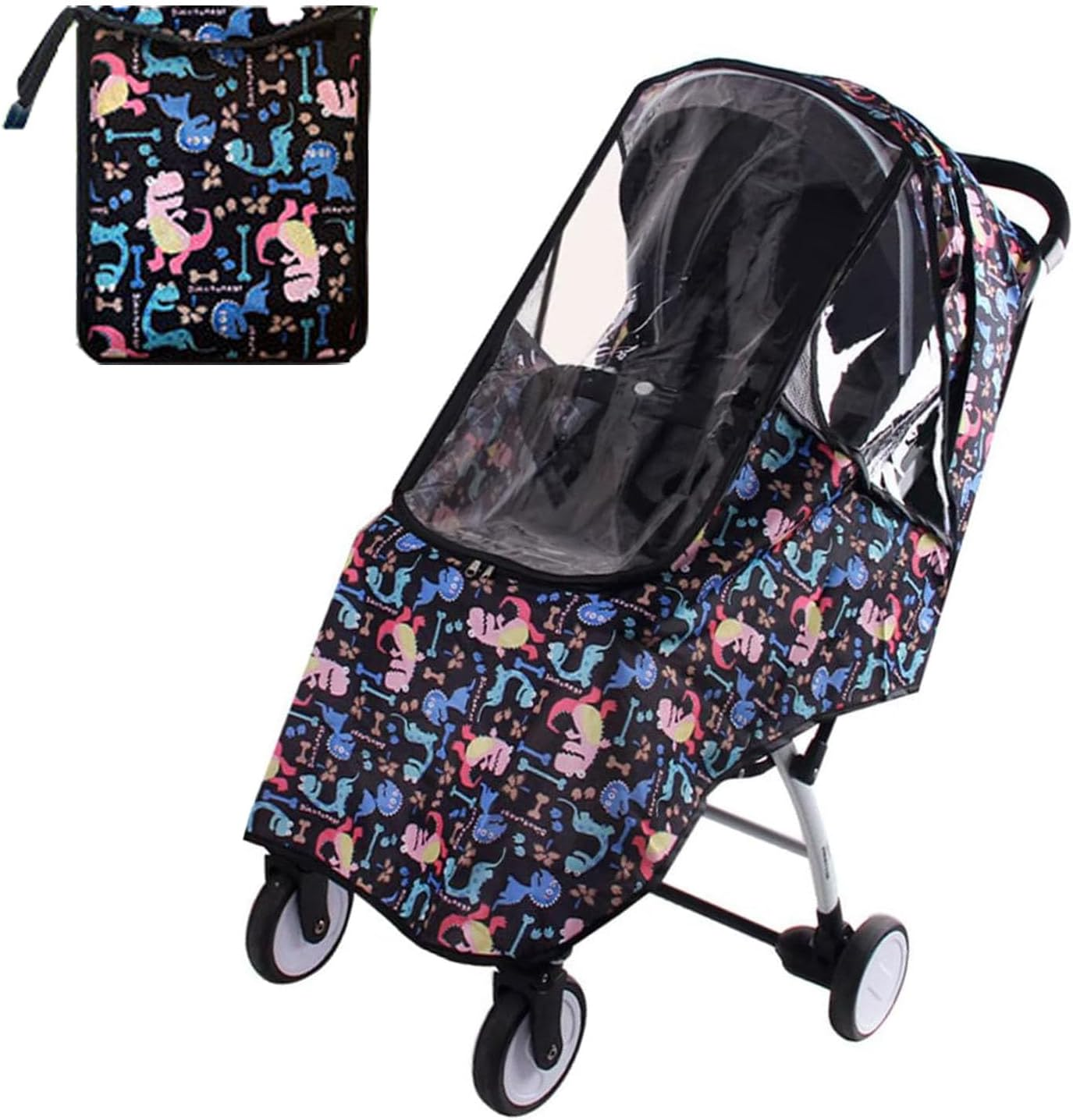 Stroller Raincoat Universal Waterproof Winter Thicken Rain Cover Wind Dust Shield Full Raincoat for Baby Stroller Accessories image number 1