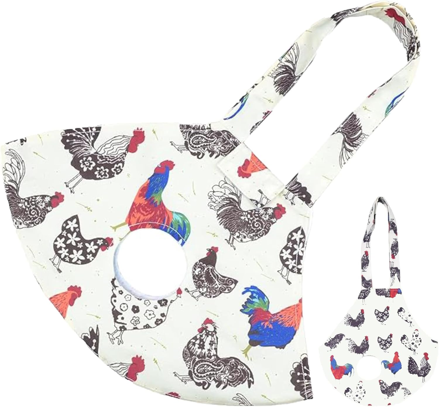 Chicken Holder Bag Chicken Medic Bag Chicken Carrier with Handle Chicken Supplies Catching Hand Bag for Hen Rooster Poultry Chicken Transport (White A) image number 1