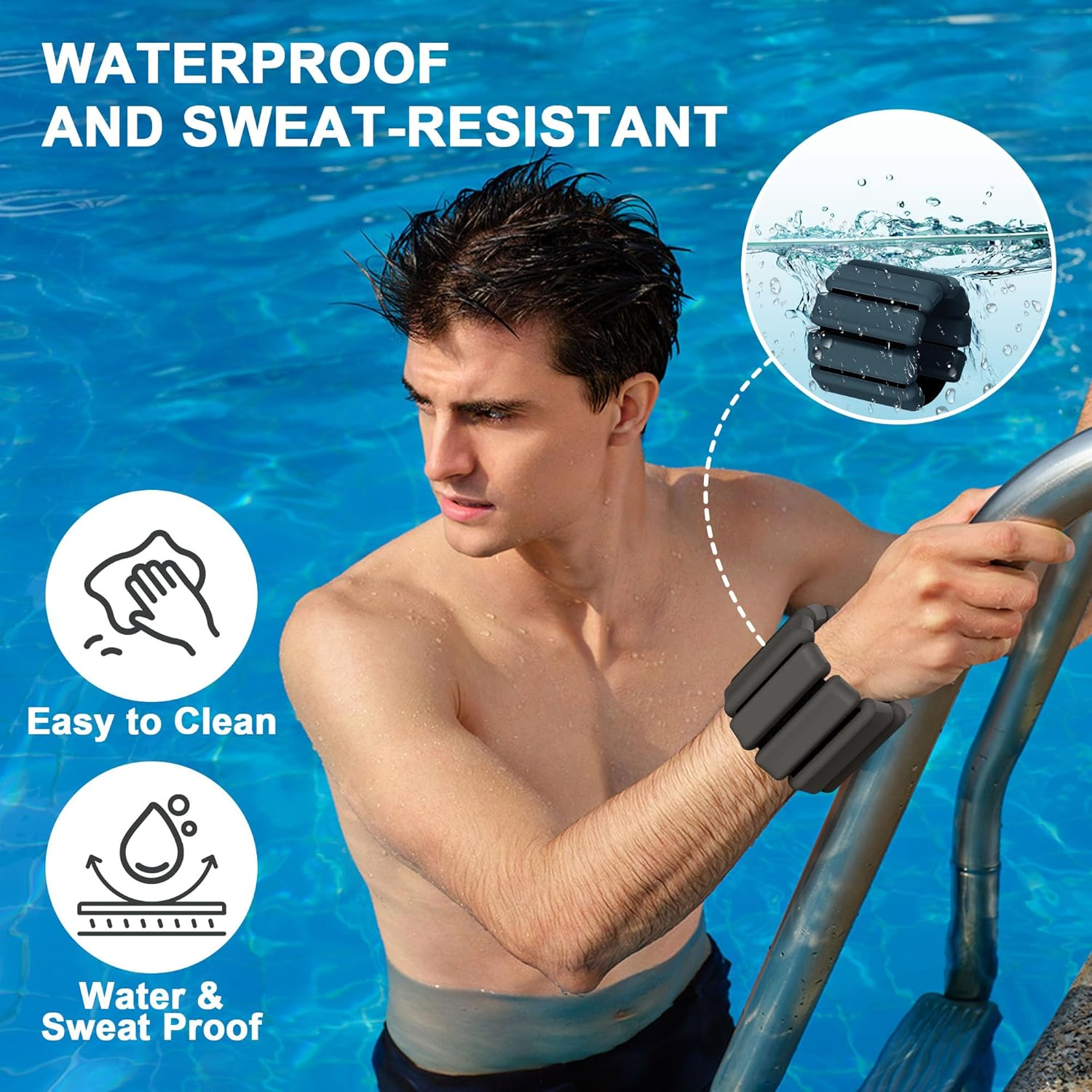 Wrist Ankle Weights for Women Men image number 3