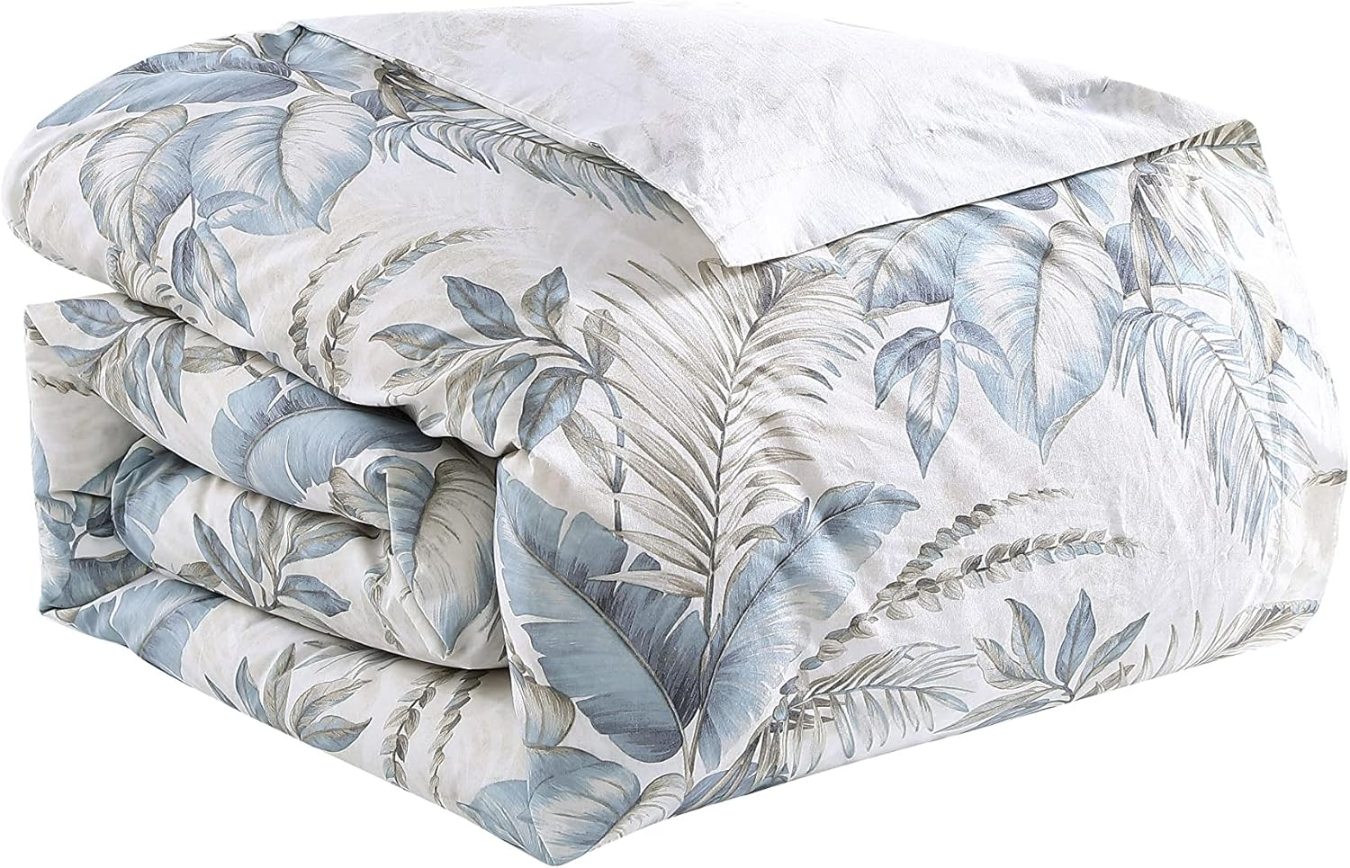 Tommy Bahama - Queen Duvet Cover Set, Cotton Bedding with Matching Shams & Button Closure, All Season Home Decor (Bakers Bluff Blue, Queen) image number 3