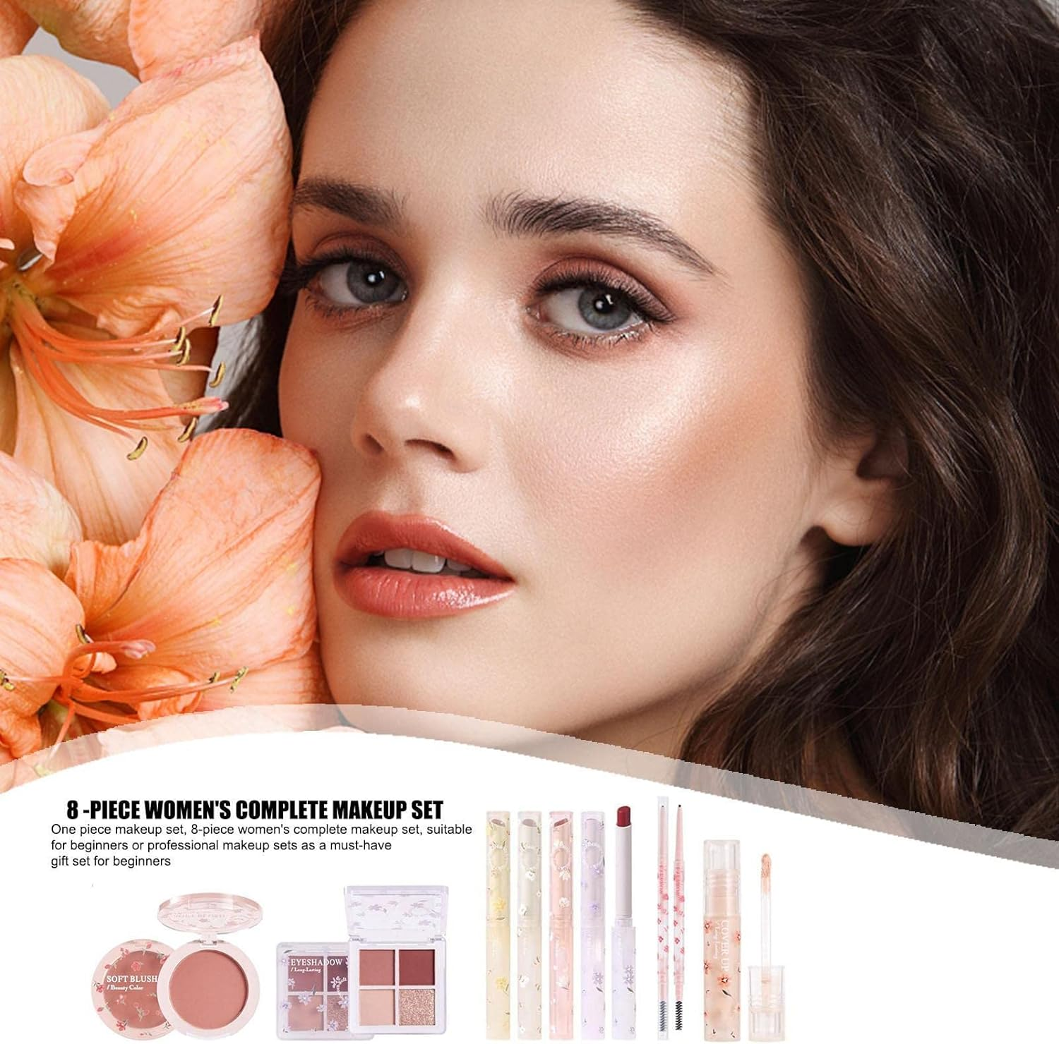 Makeup Kit Long Lasting Set, Women'S Complete Makeup Set, Korean Makeup Full Set Makeup Kit for Women, Makeup Set for Professional Makeup for Beginner image number 1