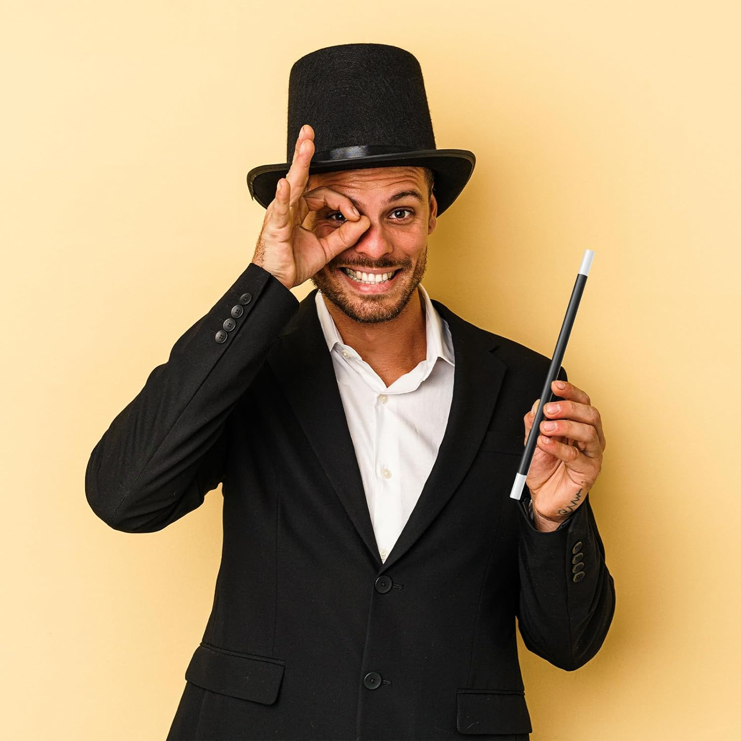 BEZANU Magic Show Wand, 6 PCS Plastic Magic Show Props for Magician Costume, Wizard Witch Costume, Party Games (24.9Cm/9.8In) image number 5