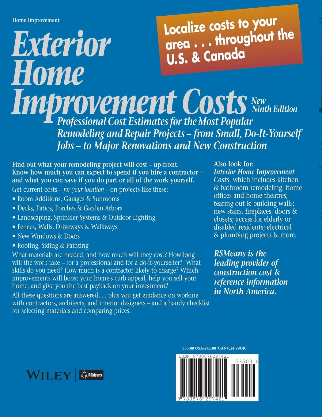 Exterior Home Improvement Costs: the Practical Pricing Guide for Homeowners & Contractors: 58 image number 2