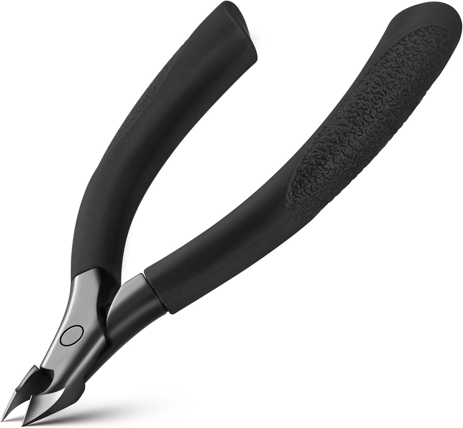 FVION Cuticle Trimmer &ndash; Professional Cuticle Nippers, Rubber Coated Handle Manicure Tools &ndash; Stainless Steel Cuticle Cutter for Nails (5Mm), Black