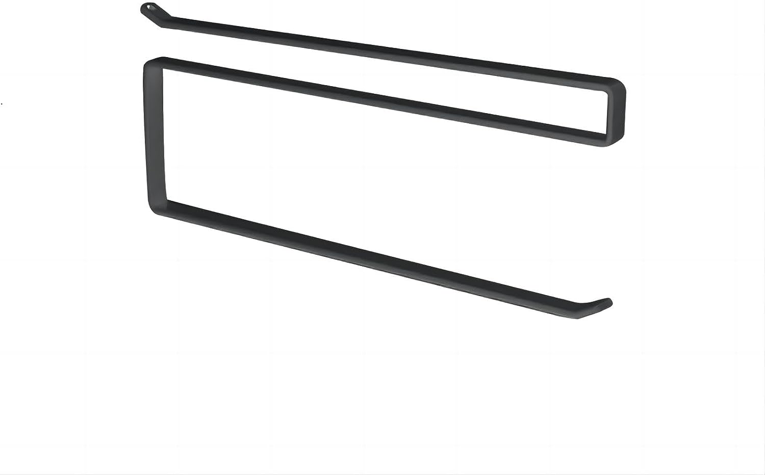 Tongke Napkins Storage Rack Kitchen Cabinet Cupboard under Shelf Storage Paper Towel Roll Holder Dispenser (Black) image number 3