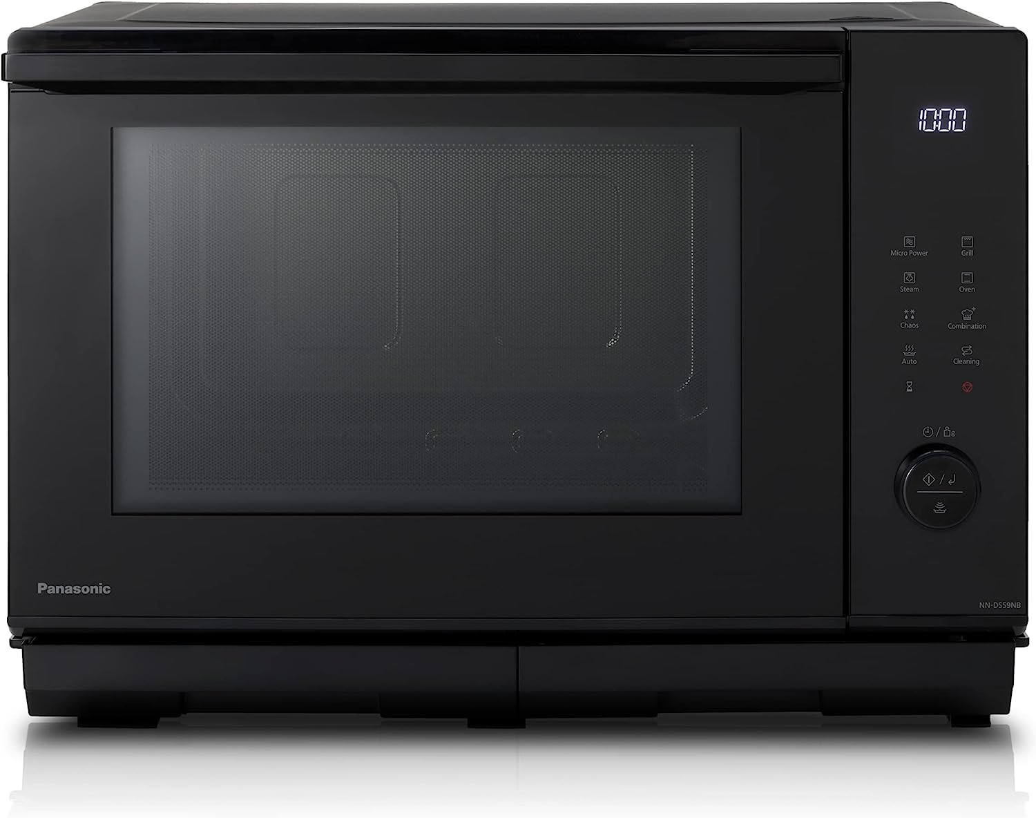 Panasonic 27L 4-In-1 Flat-Bed Combination Microwave Oven with Steam, Grill or Bake Functions 1000W (NN-DS59NBQPQ)