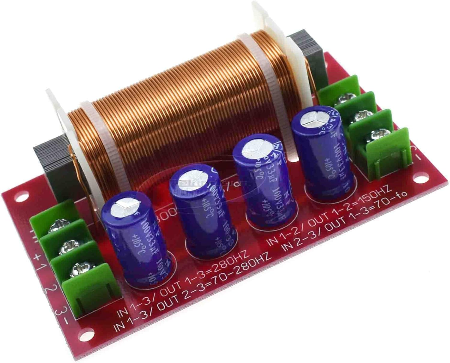 Reland Sun Subwoofer Crossover Frequency Speaker Divider 300W Bass Woofer Crossover Filters for Studio Hifi Audio image number 3