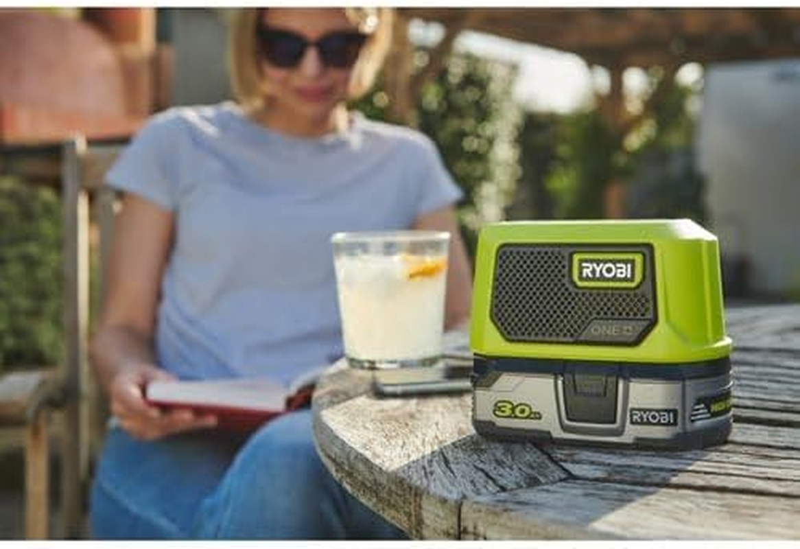 RYOBI 18 V ONE+ Battery Bluetooth Box Mini RBTM18-0 (Output Power 5 Watt, Speaker Diameter 44 Mm, without Battery and Charger) image number 6