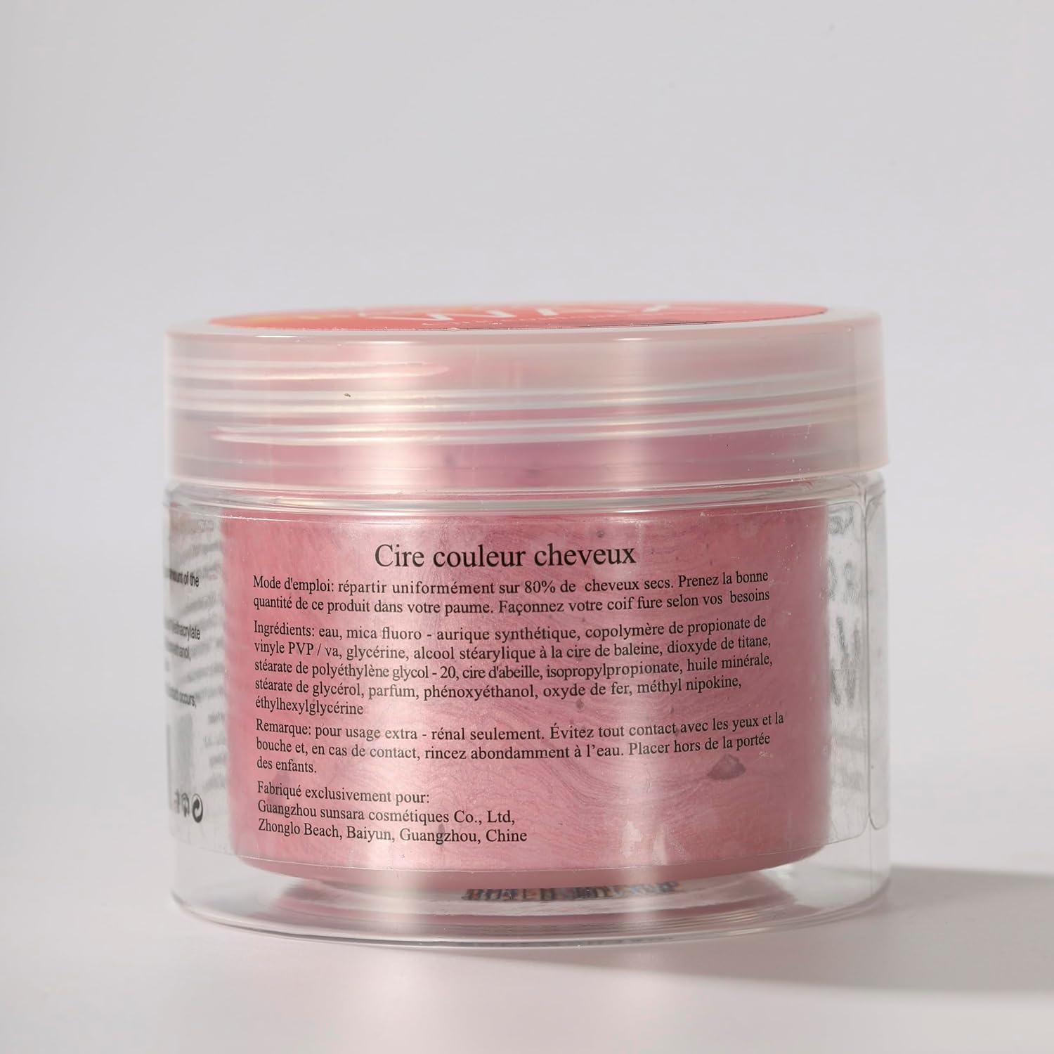 Hair Colour Wax, Magic Master Keratin Temporary Hairstyle Cream Instant Coloured Clay for Men and Women Party, Festival, Cosplay (Marshmallow Pink) image number 4