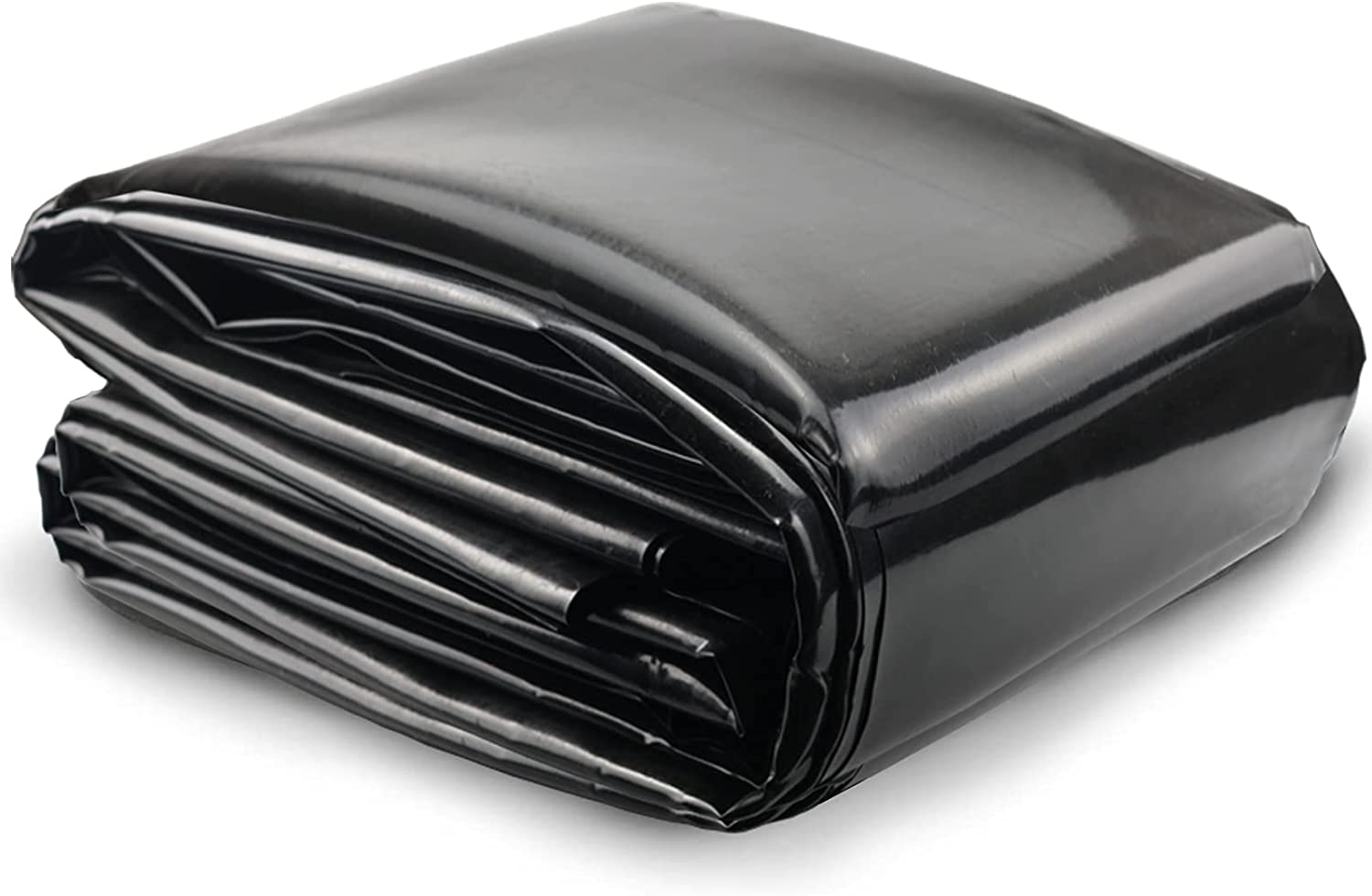 20 Mil Pond Liner, 7X10 Ft Pond HDPE Skins Small Fish Pond Liners Rubber Pond Tarp Easy Cutting Underlayment for Fountains, Waterfall & Water Gardens image number 1