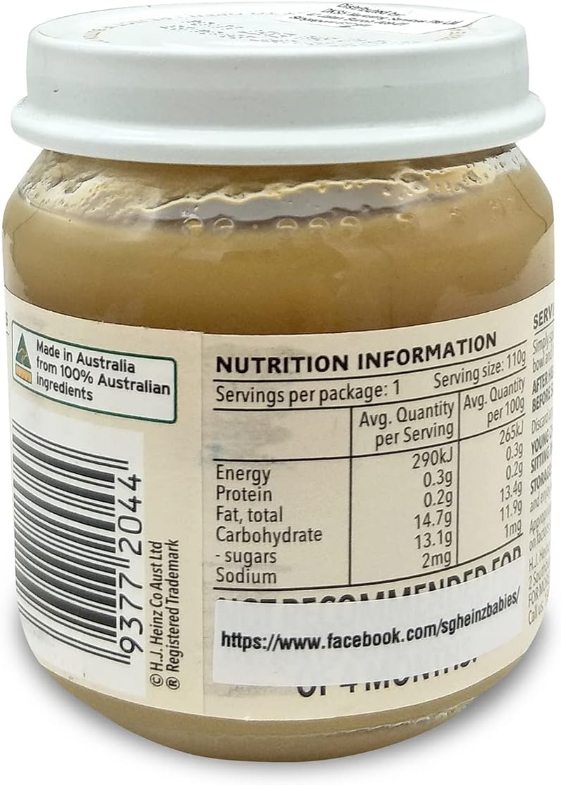 Heinz Str Apple Mango Baby Food, 110G image number 1