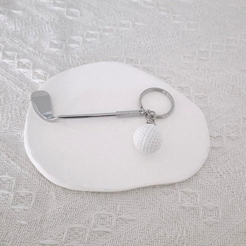 Golf Gifts Keychain for Men Women Golfers Funny Golf Ball Keychains for Dad Wife Christmas Birthday Gifts for Son Grandma Golfing Gifts Golf Lover Gifts for Women Men Key Chains image number 2