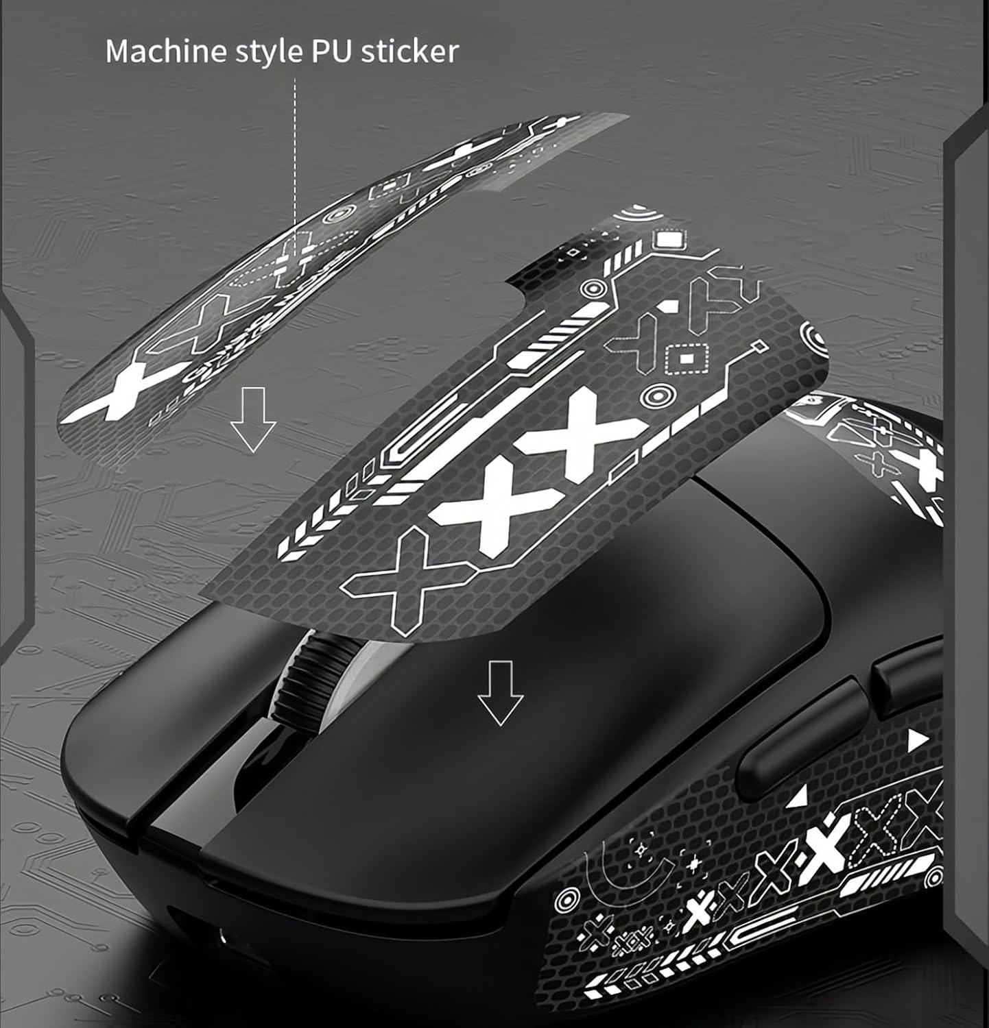 Lancoon Wireless Gaming Mouse with 12000 DPI Adjustable PU Sticker PAW-3311 Sensor 2.4G Tri-Mode Lightweight Rechargeable Long Lasting for Laptop Computer Office Home - White image number 5