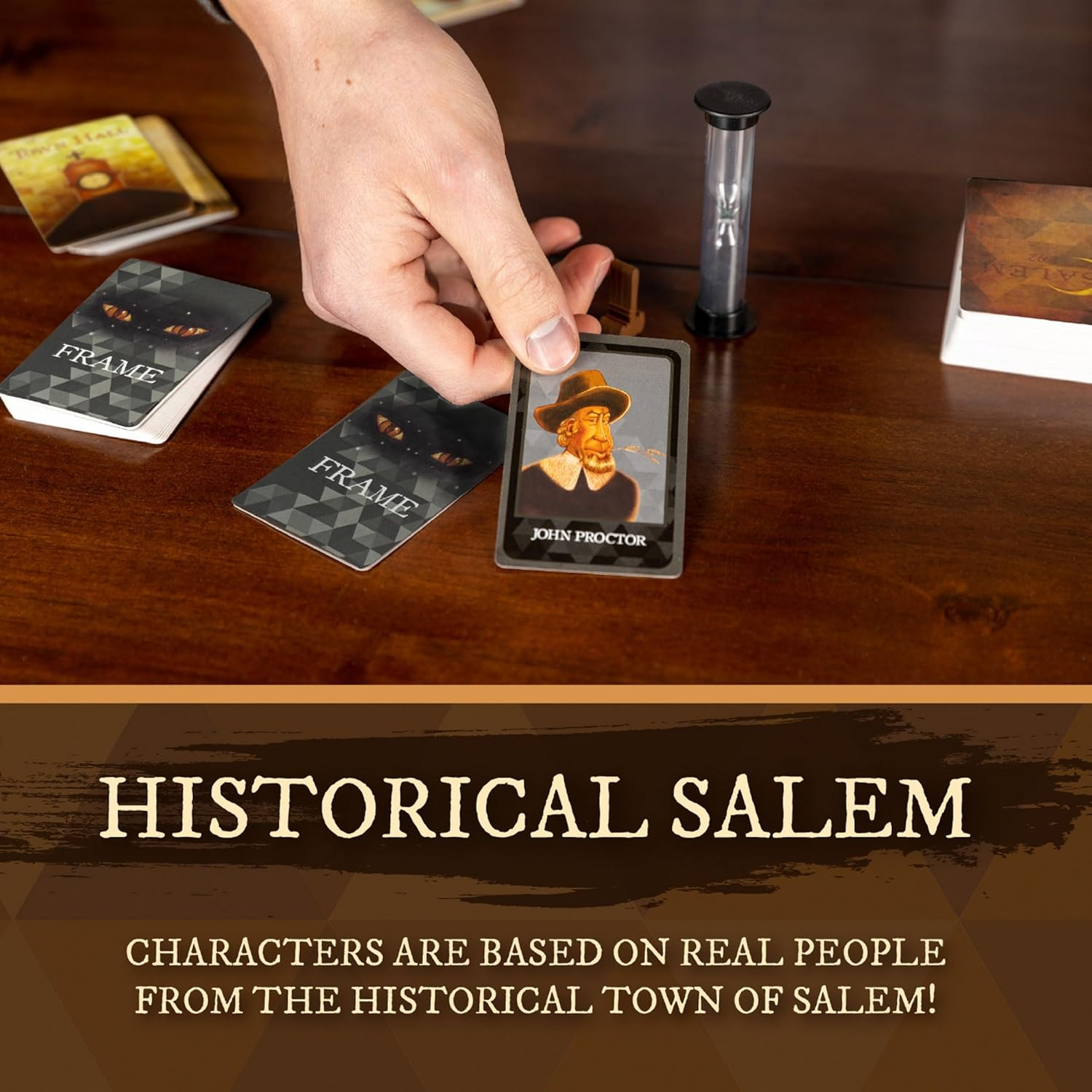 Facade Games Salem 1692 Cards and Board Game image number 2