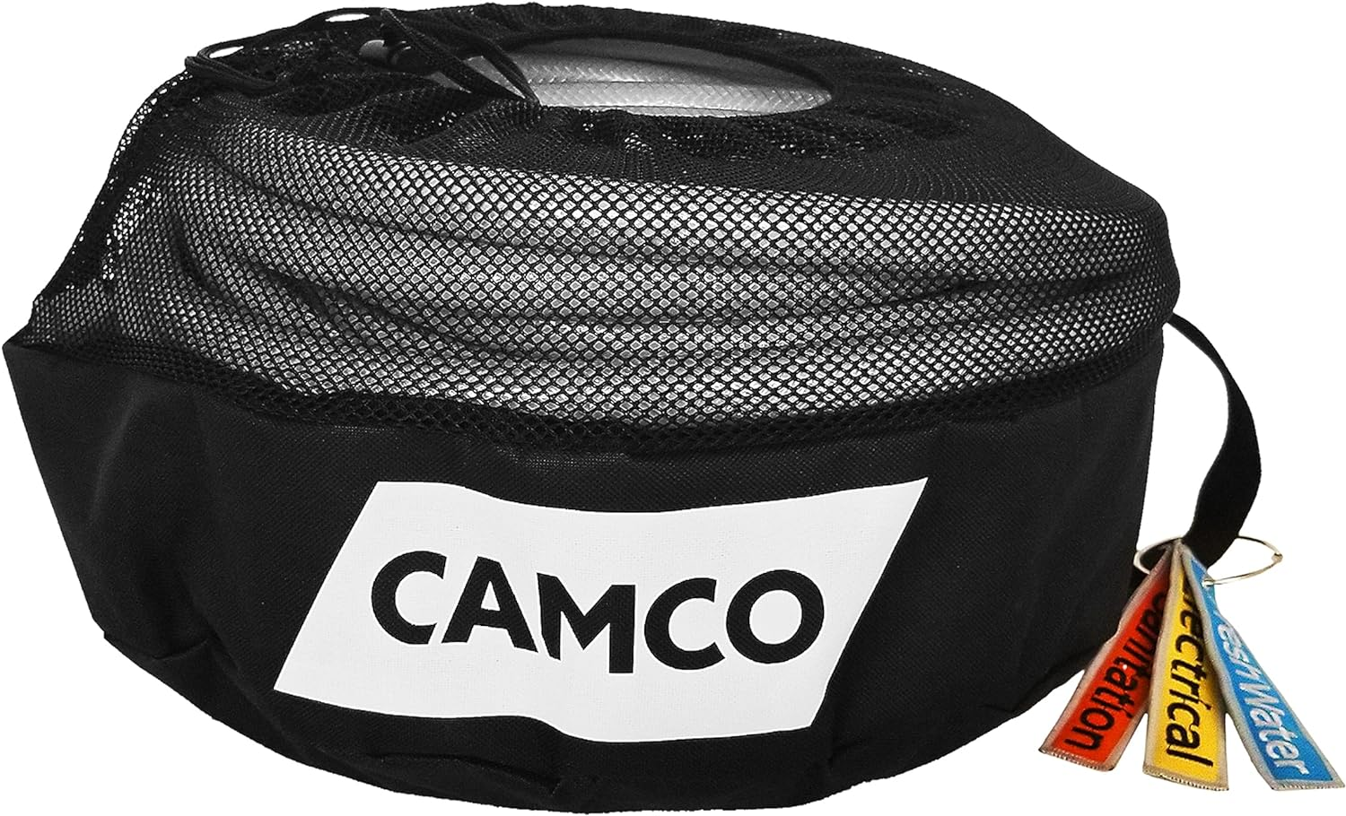 Camco RV Equipment Storage Utility Bag with Identification Tags for Organization-Conveniently Stores Electrical Cords, Fresh Water Sewer Hoses Perfect for Campers and Rvers (53097) image number 1