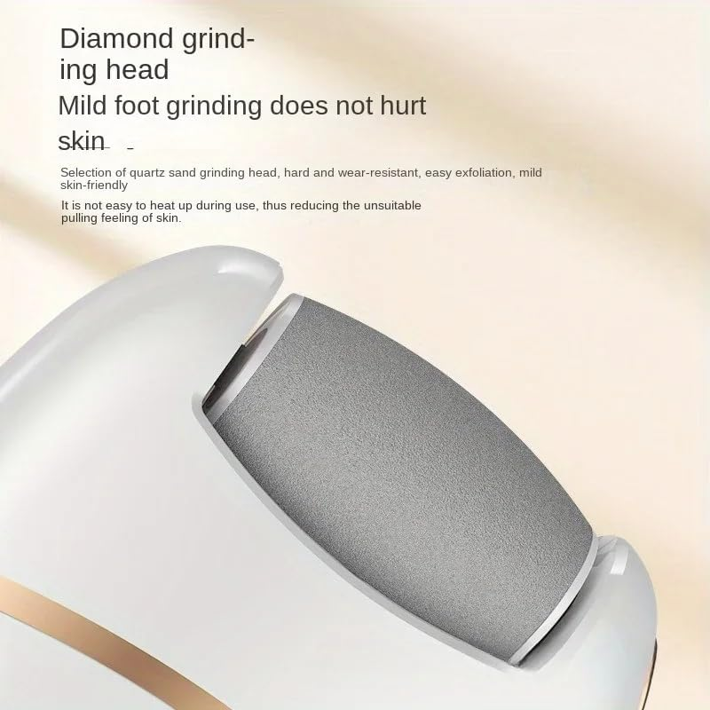 Electric Callus Remover, Electric Foot Grinder with 2 Replacement Rollers and 2 Speeds Callus Rasp Rollers, Electric Foot Polishing Machine for Pedicure, Foot Care image number 1