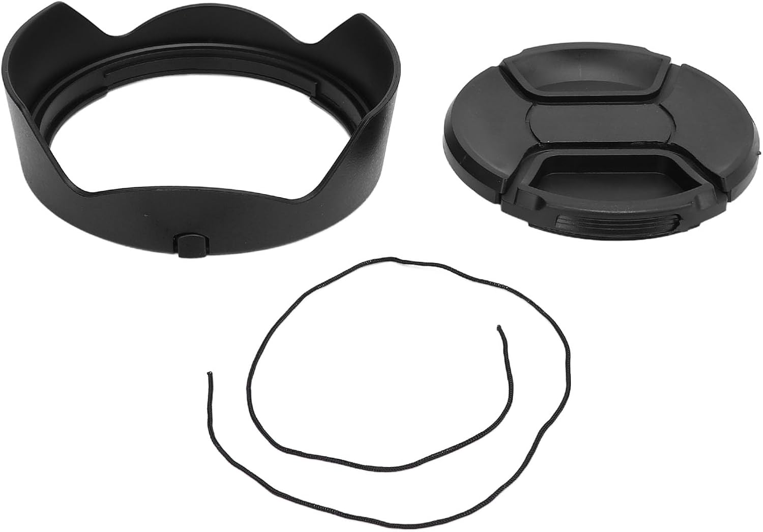 Ejoyous Lens Hood for EF 16-35Mm F/2.8L III USM (With 82Mm Lens Cap + Lanyard) ABS Material, Light Control Anti-Glare/Wind, Doesn&rsquo;T Block Original Lens Cap Essential, for Backlight