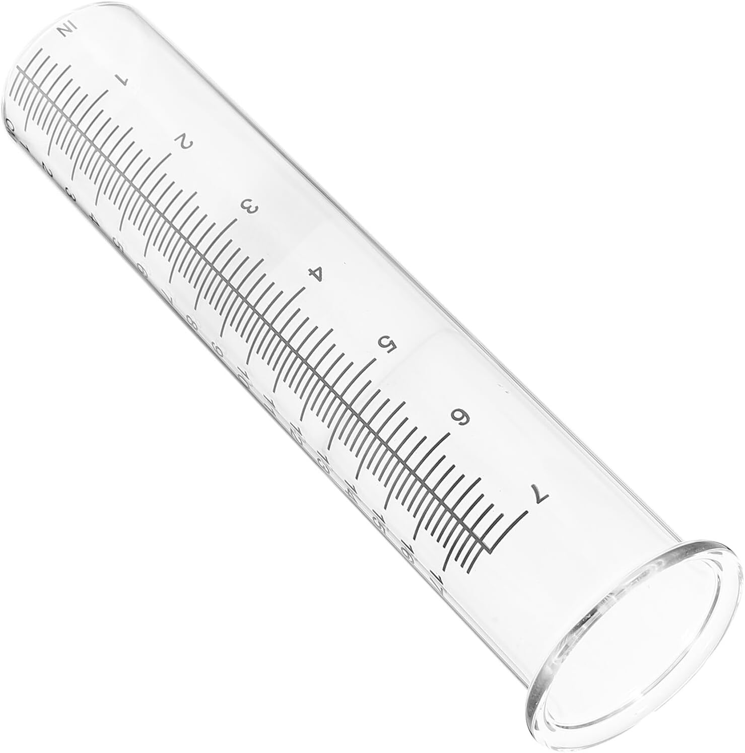 Bestonzon Outdoor High Borosilicate Glass Rain Gauge Tube Clear Replacement for Accurate Water Measurement in Garden and Agriculture image number 1