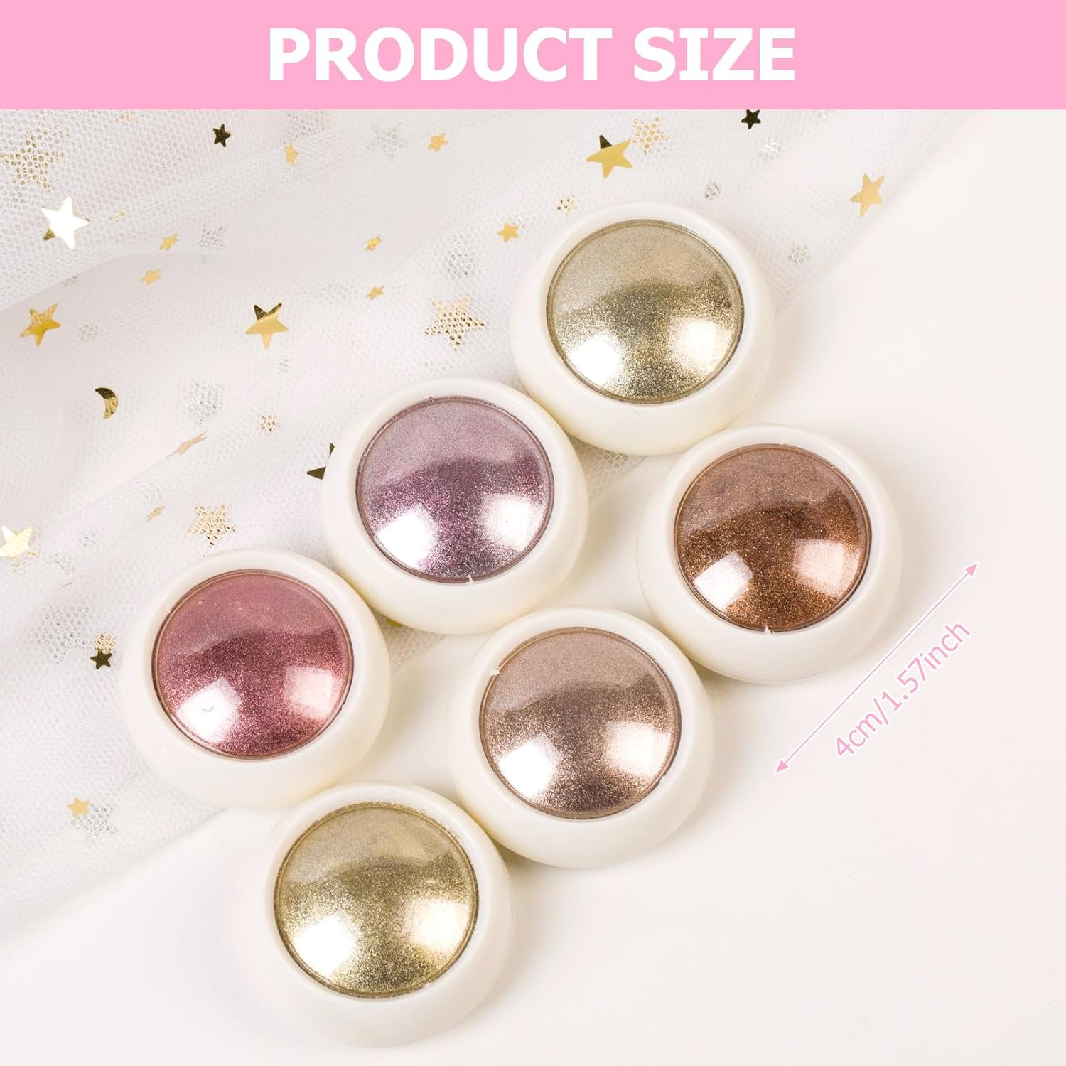 6 Pcs Chrome Nail Powder,Metallic Holo Nail Chrome Powder,Ose Gold Chrome Nail Powder Metal Nail Art Powder for Decorative Furniture,Phone Cases,Glasses Frames,Nails DIY and Other Art image number 5