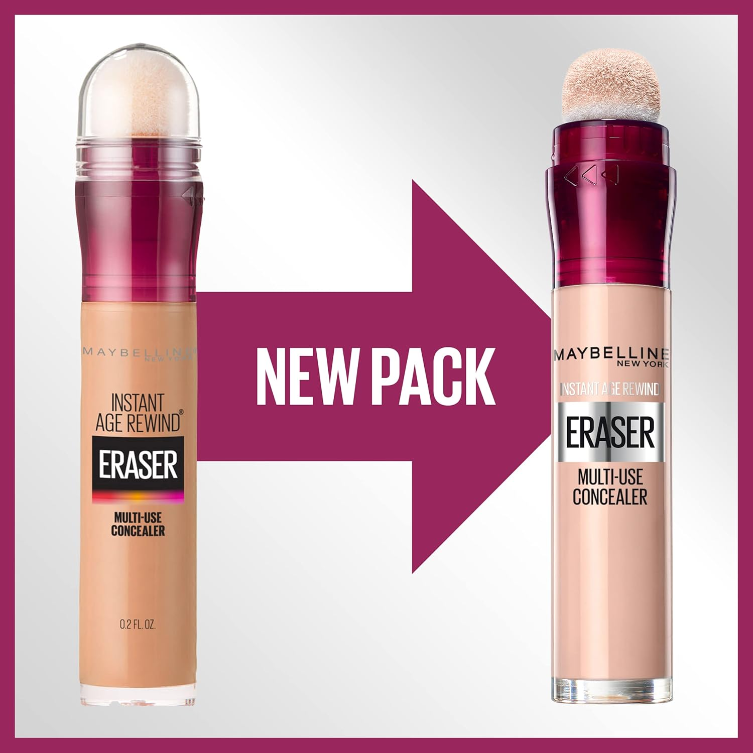 Maybelline New York, Concealer, Medium Coverage & Creaseless Formula, Instant Age Rewind Eraser, 6Ml, Ivory image number 5
