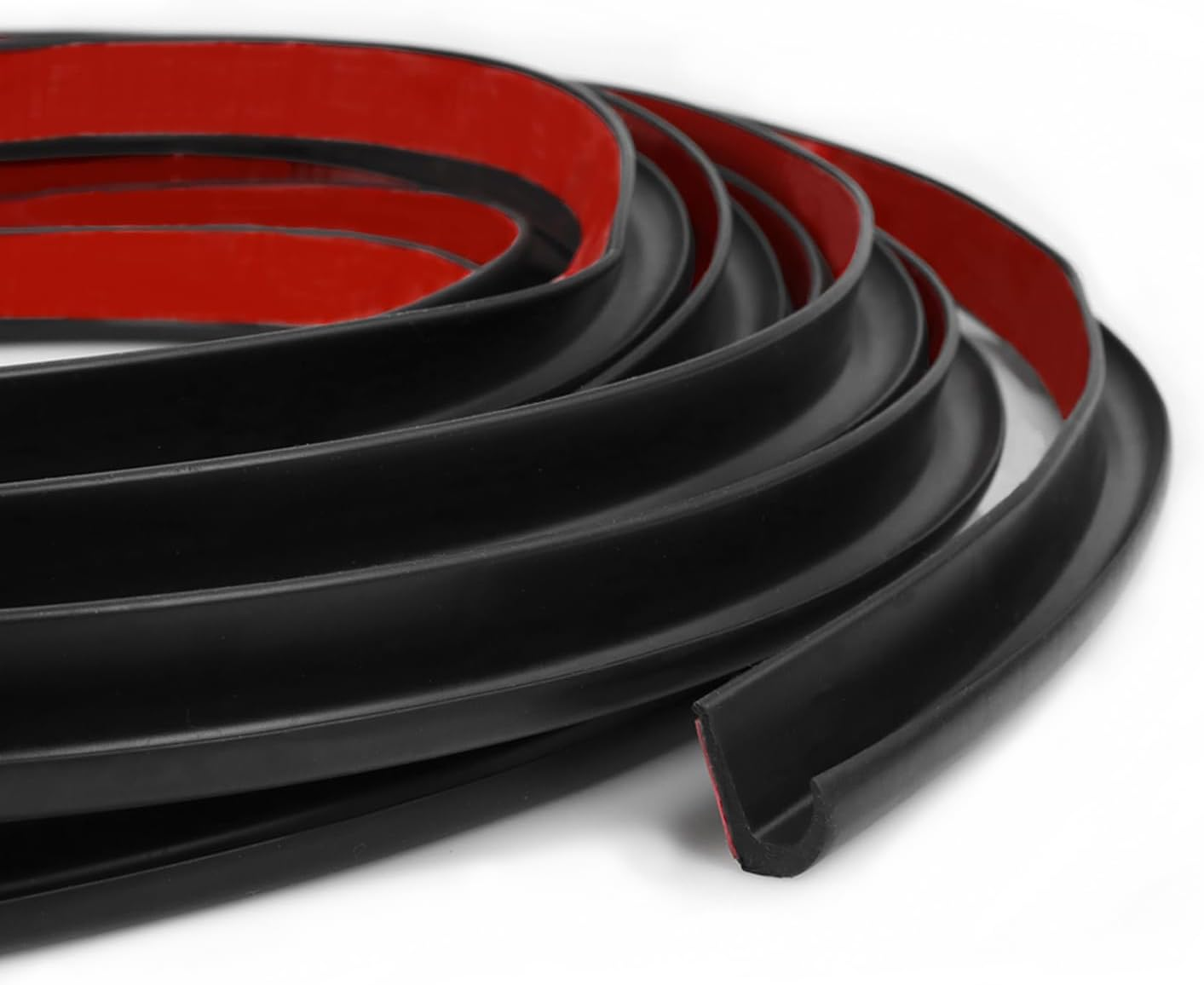 RV J-Shape Rain Gutter Rubber Drip Rail 40Ft, 1/2 Inch RV Trim Molding, Weather Stripping with Self-Adhesive, Roof Rain Diverter Fit for Car, Truck, RV, Boat and Home Application (White)