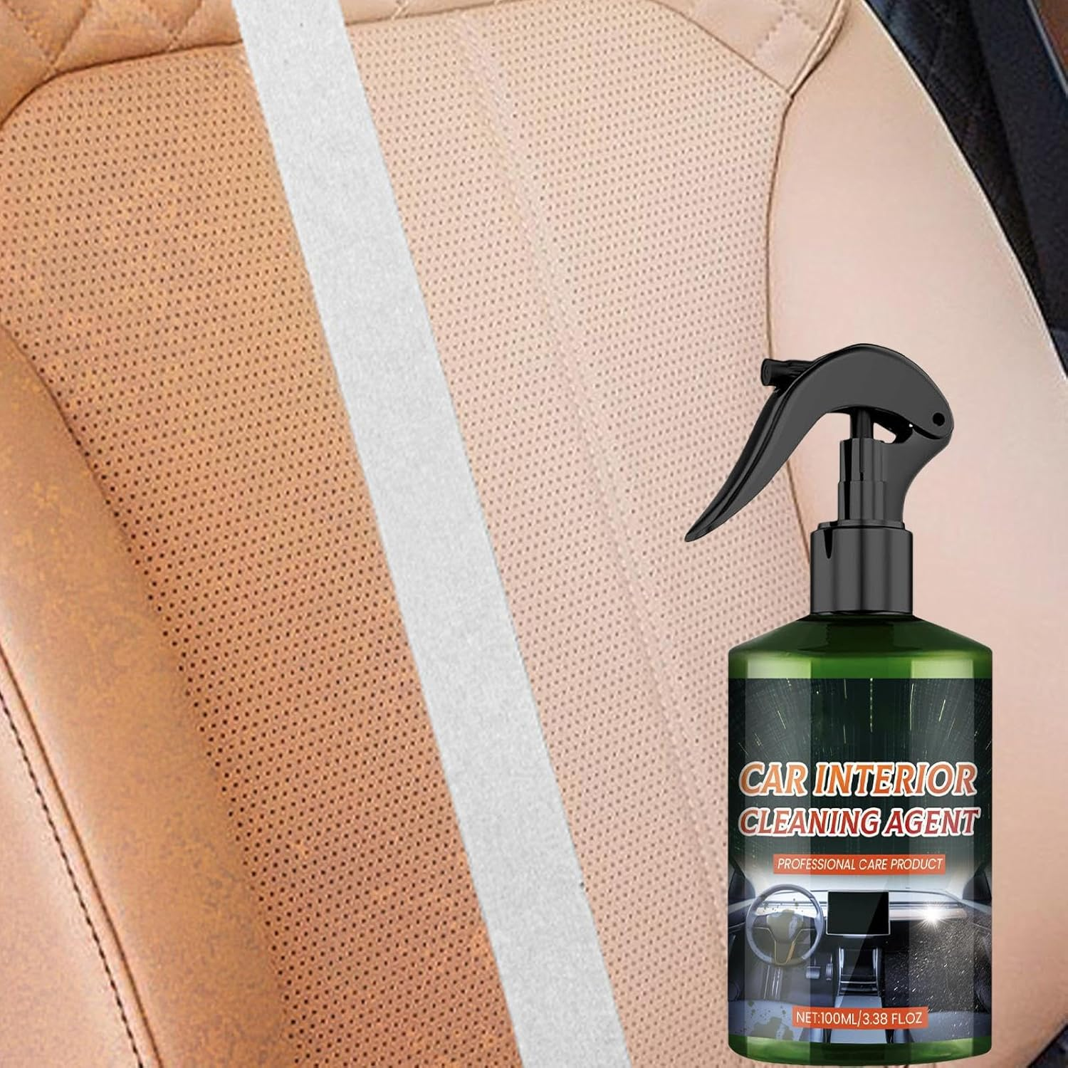 Car Detailing Interior Cleaner | Automotive Leather Care Agent - Multifunctional Car Leather Trim Shine Restorer Agent, Dust and Dirt Removal image number 1