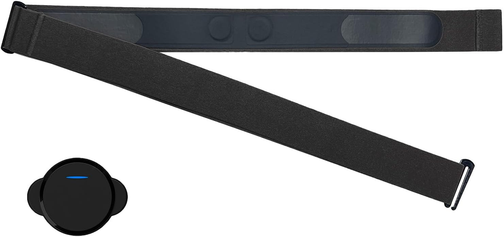 Fitcent Adjustable Soft Belt Heart Rate Monitor Chest Replacement Strap Only Compatible with MYZONE Switch, Black, M-XXL image number 1