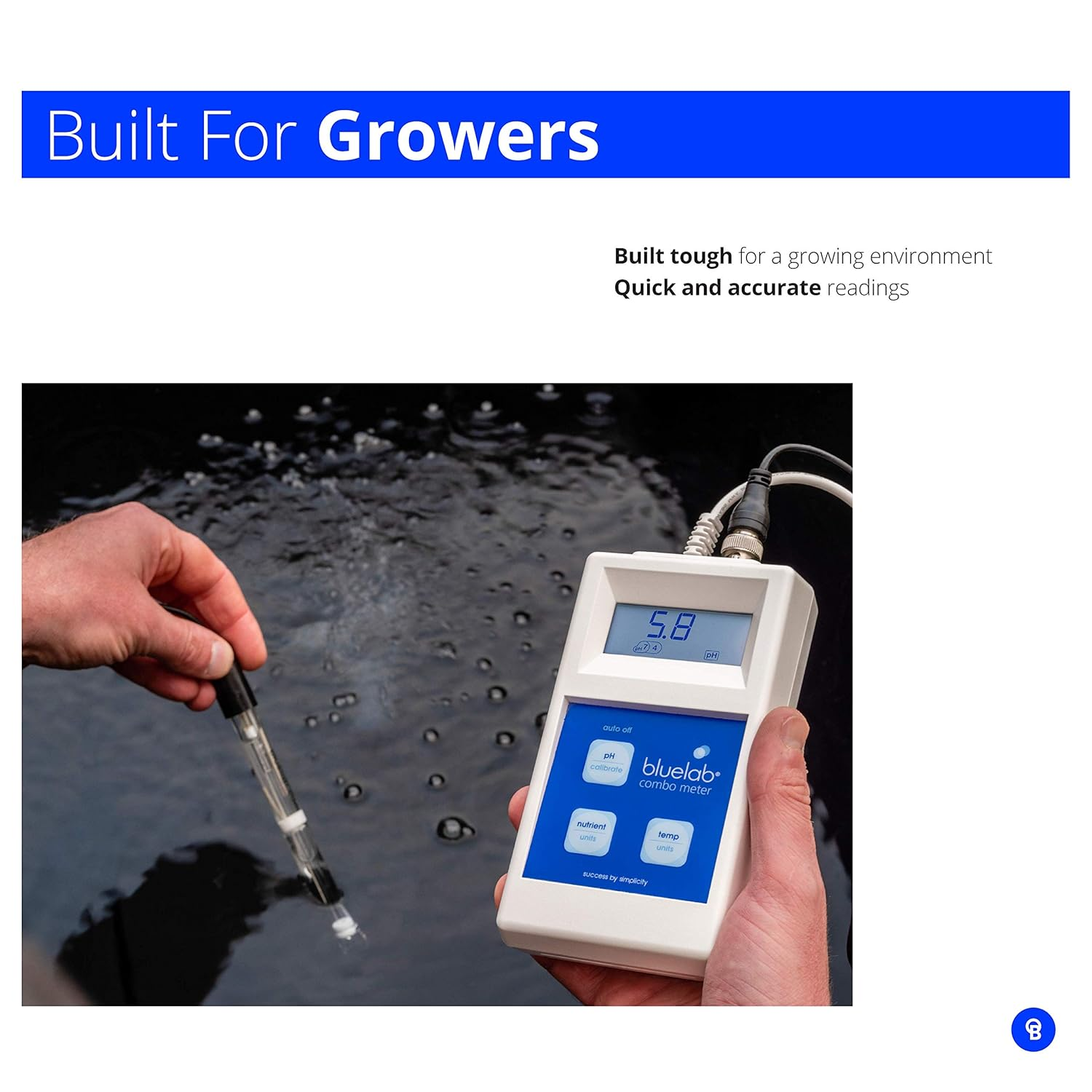 Bluelab BLU2300E 716441 Combo Meter for Plant Germination image number 5