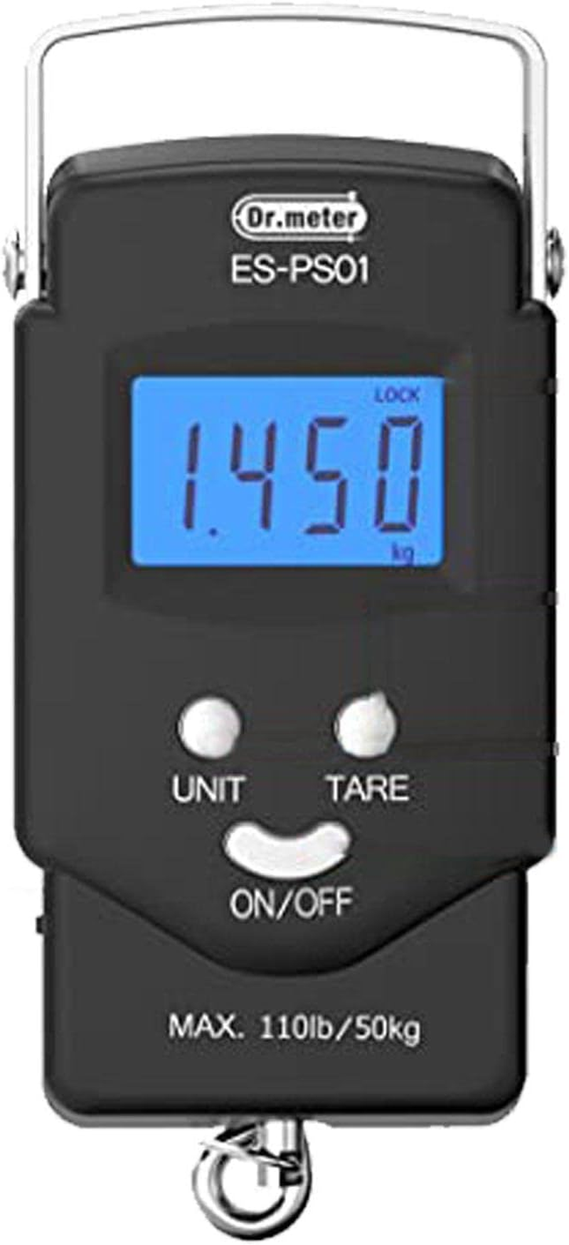 Hanging Scale | 110Lb Digital LCD Display Balance Fishing Scale,Fishing Scale, Electronic Balance Digital Fishing Postal Hanging Hook Scale with 2 AAA image number 3