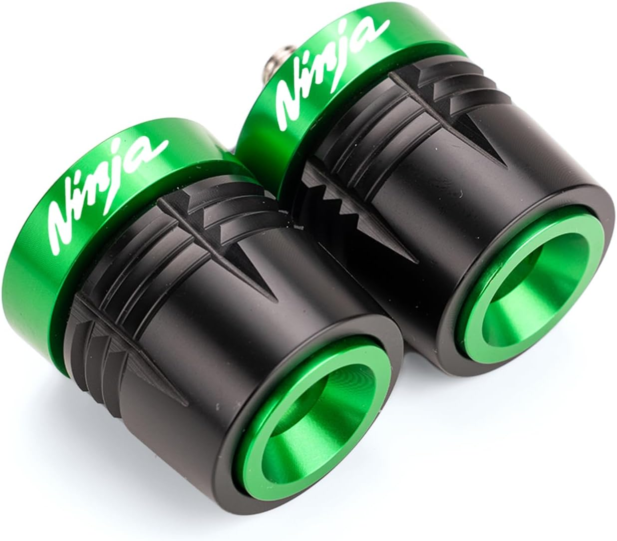 MOWOK Fit for Ninja 250 300 400 500 1000 400R 250R 250SX 1000SX H2R ZX14R ZX10R ZX6R ZX600 Zx636 ZX4RR ZX4R Motorcycle Accessories Handle Bar Ends Handlebar Grips Plug Caps