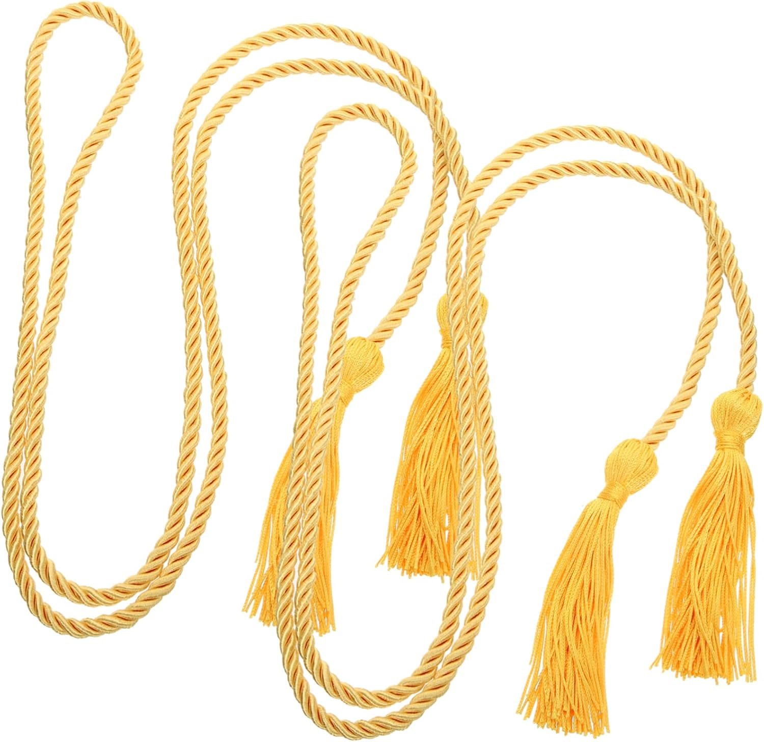 Hohopeti 2Pcs Graduation Cords Tassels Honor Cord for Graduation Ceremony for Graduates Souvenir for Bachelor and Doctoral Degrees image number 4